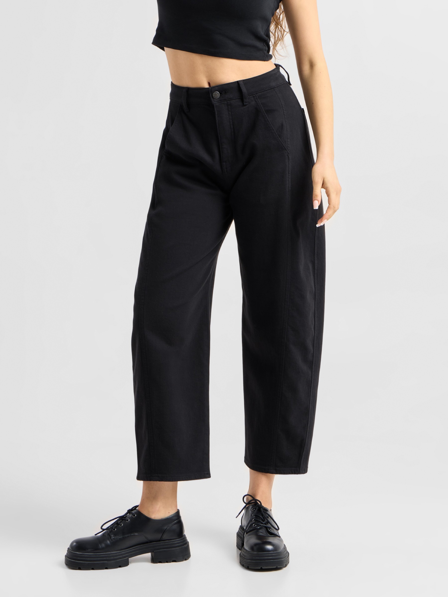 Jeanshose Moondust Barrel Leg stay black Dawn Denim
