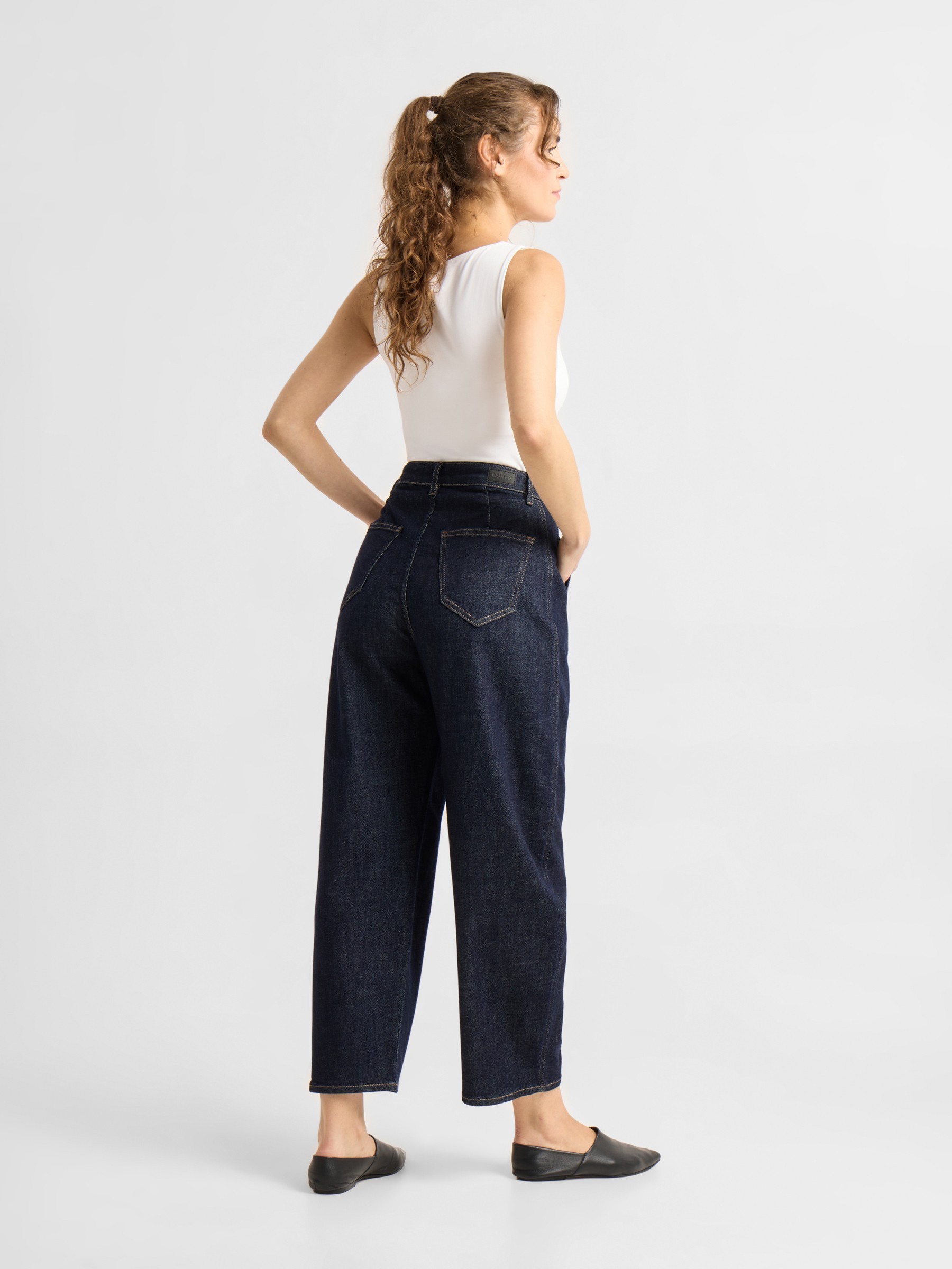 Jeanshose Moondust Barrel Leg raw blue Dawn Denim