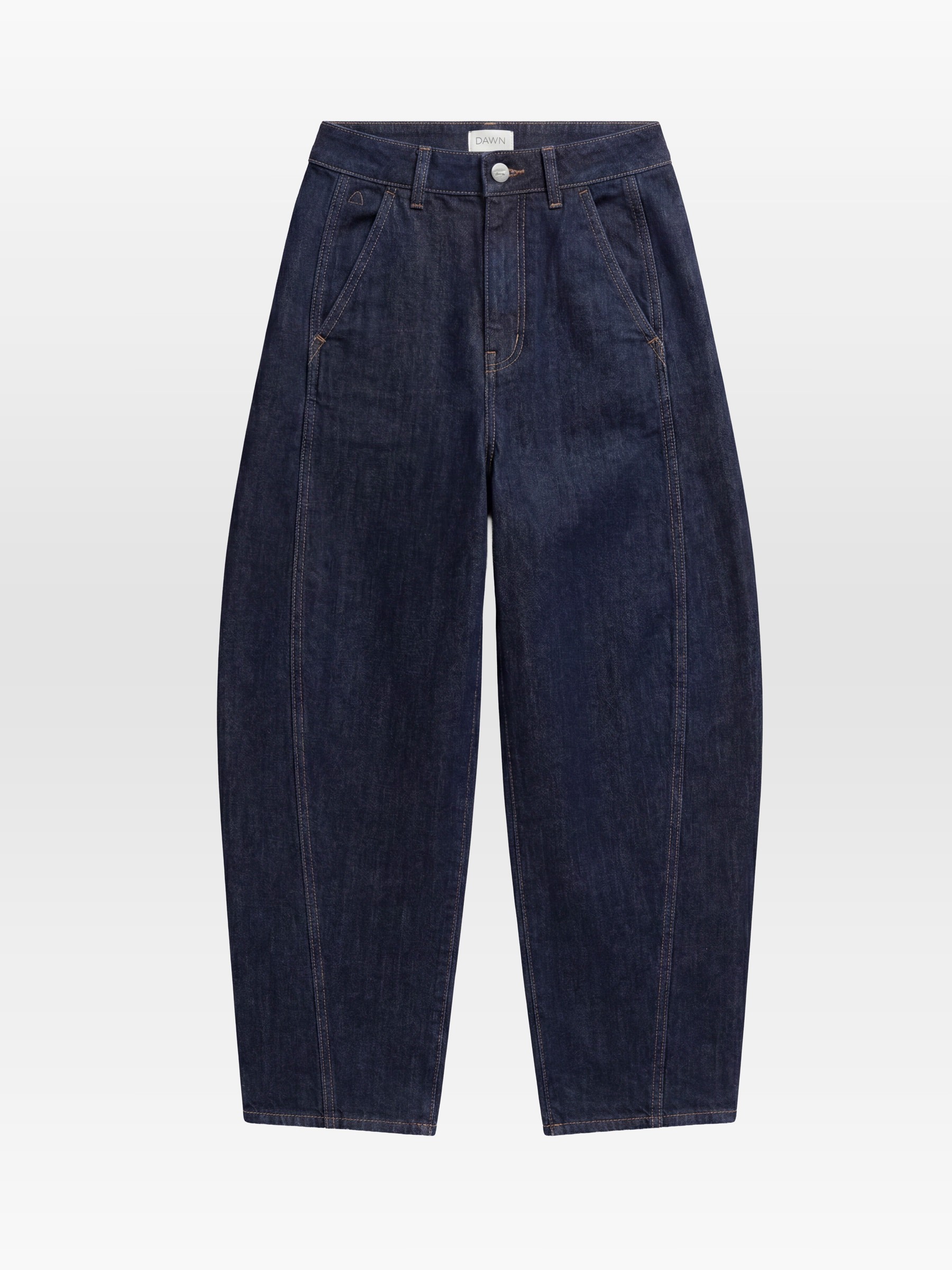Jeanshose Moondust Barrel Leg raw blue Dawn Denim