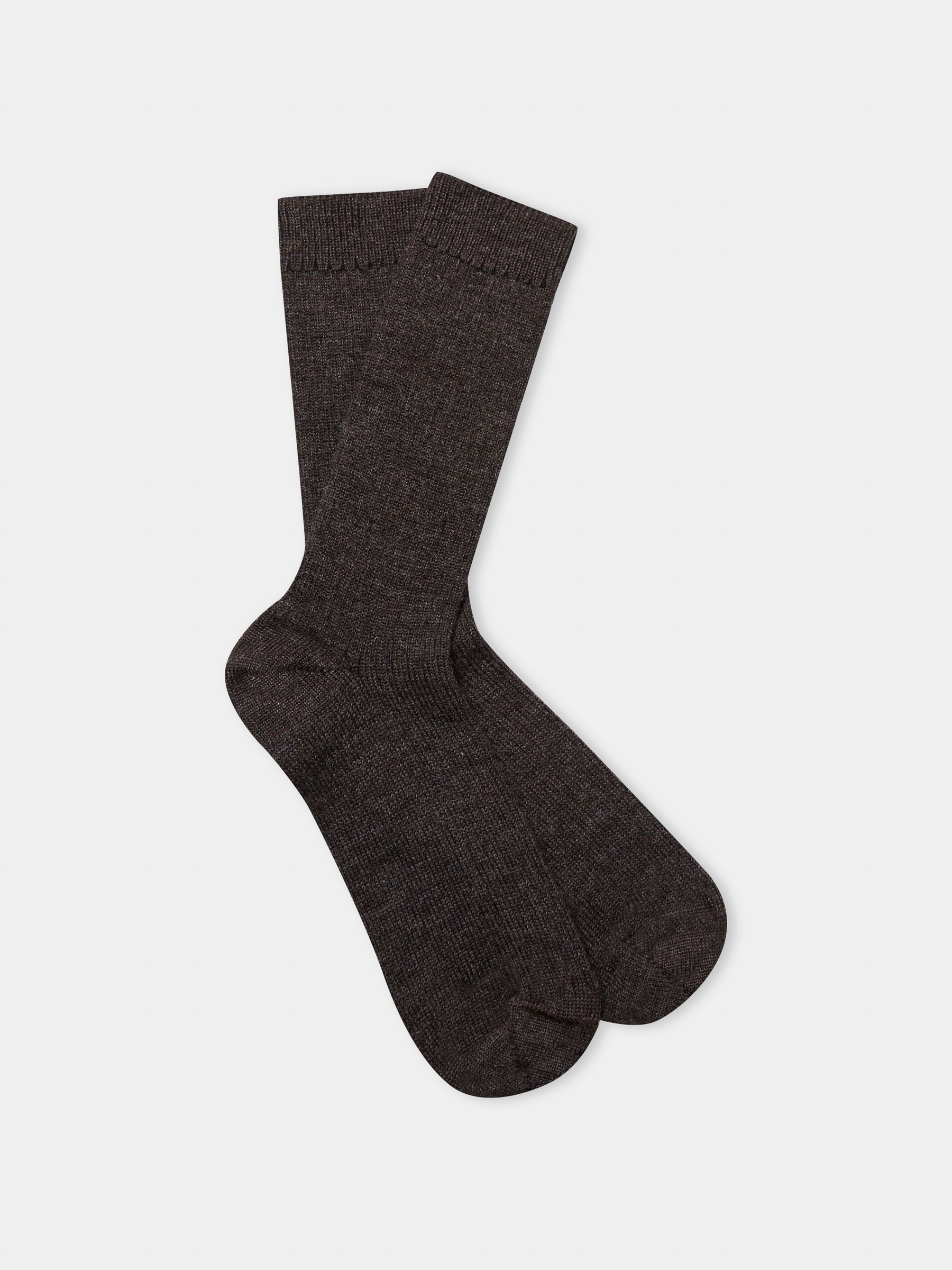 Socken Alpaca Socks undyed brown About Companions