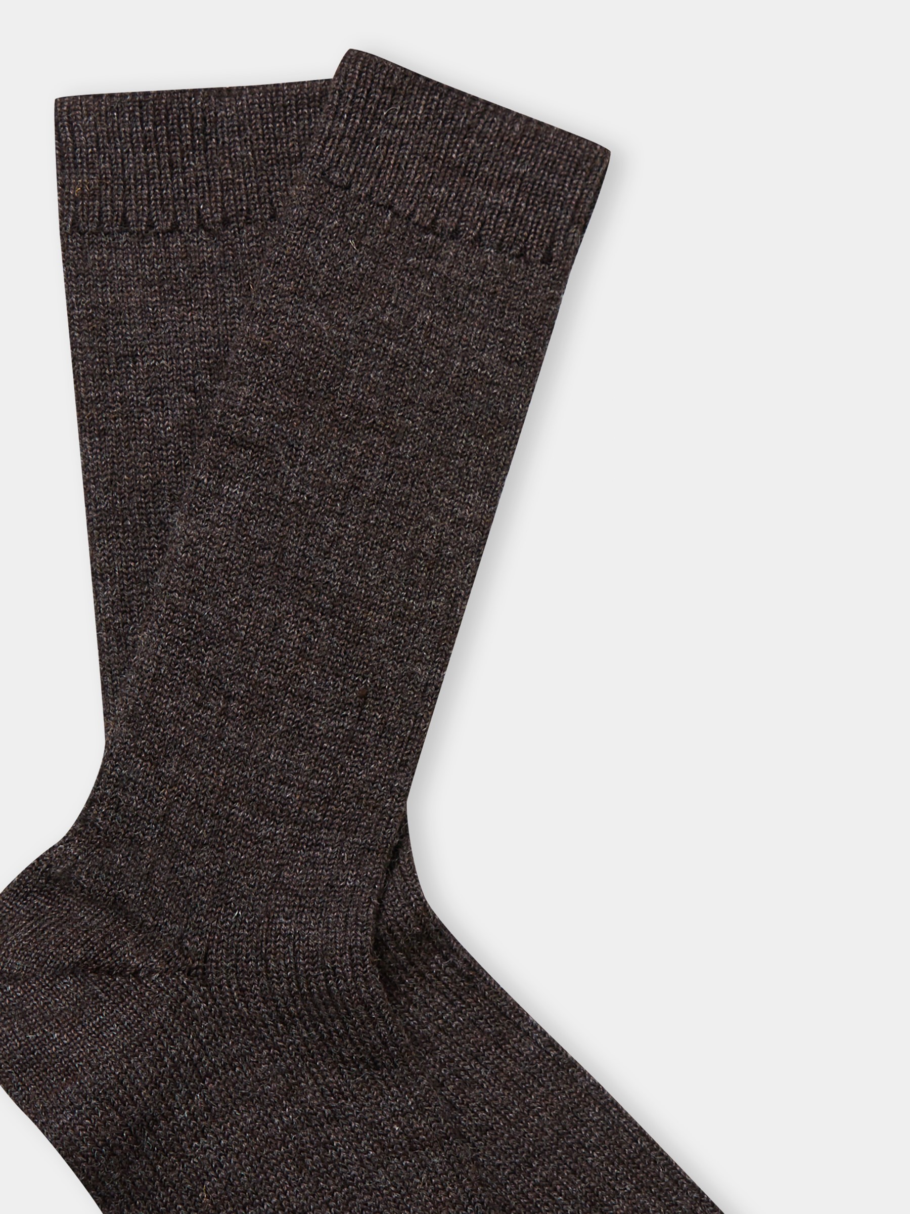 Socken Alpaca Socks undyed brown About Companions
