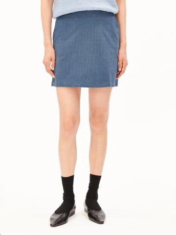 Rock Corduroy Mini Skirt dusty moon Armedangels