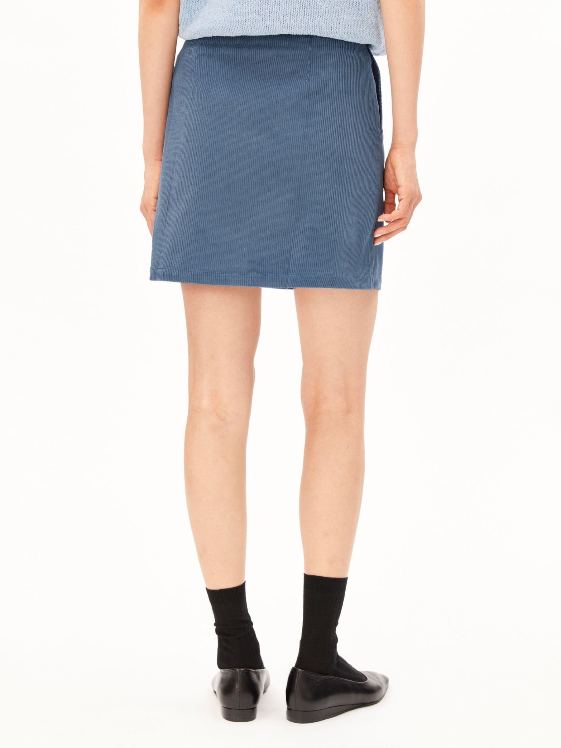 Rock Corduroy Mini Skirt dusty moon Armedangels