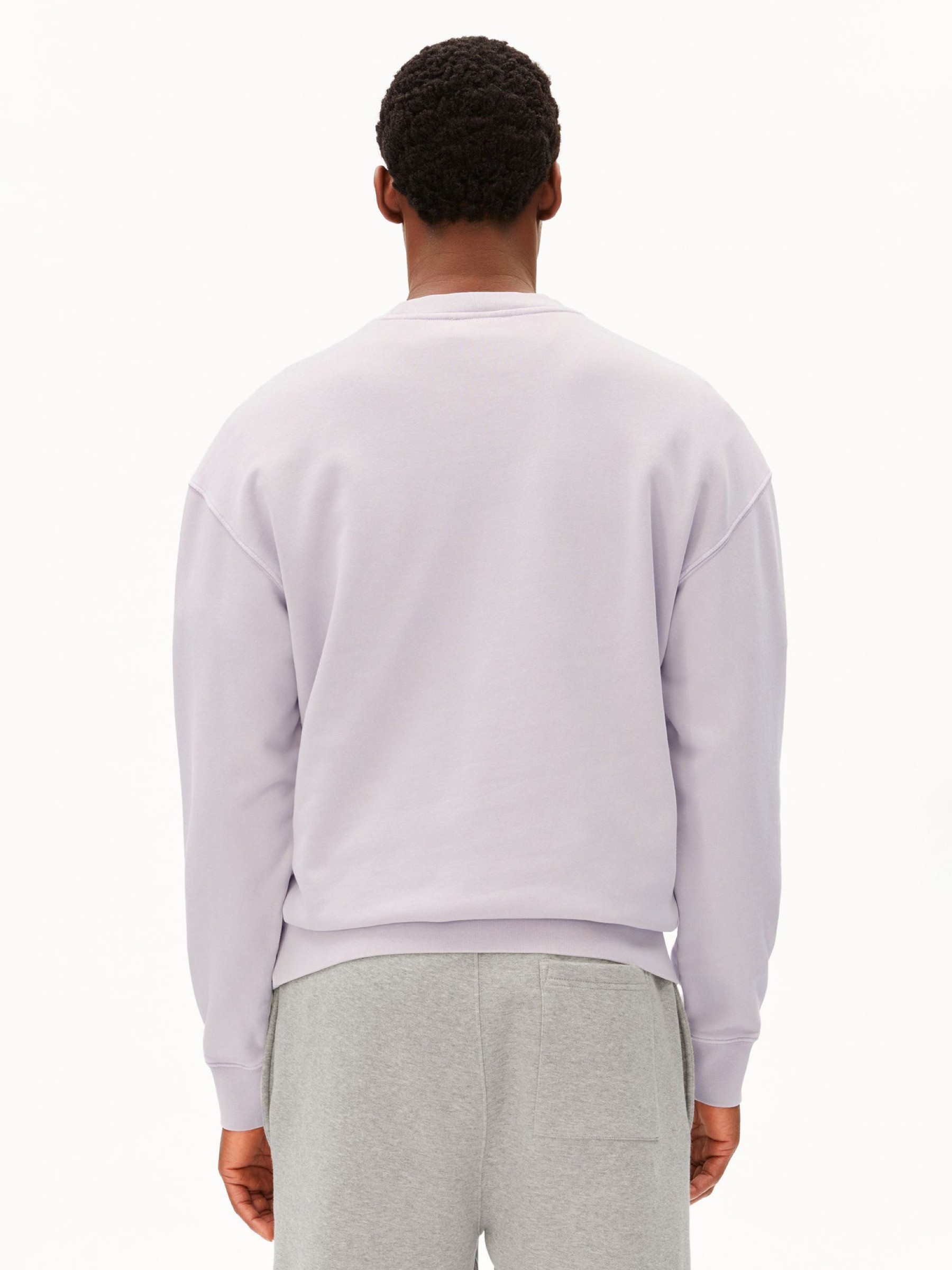 Pullover Iconic Å GMT Dye Sweatshirt moonlit lilac washed Armedangels