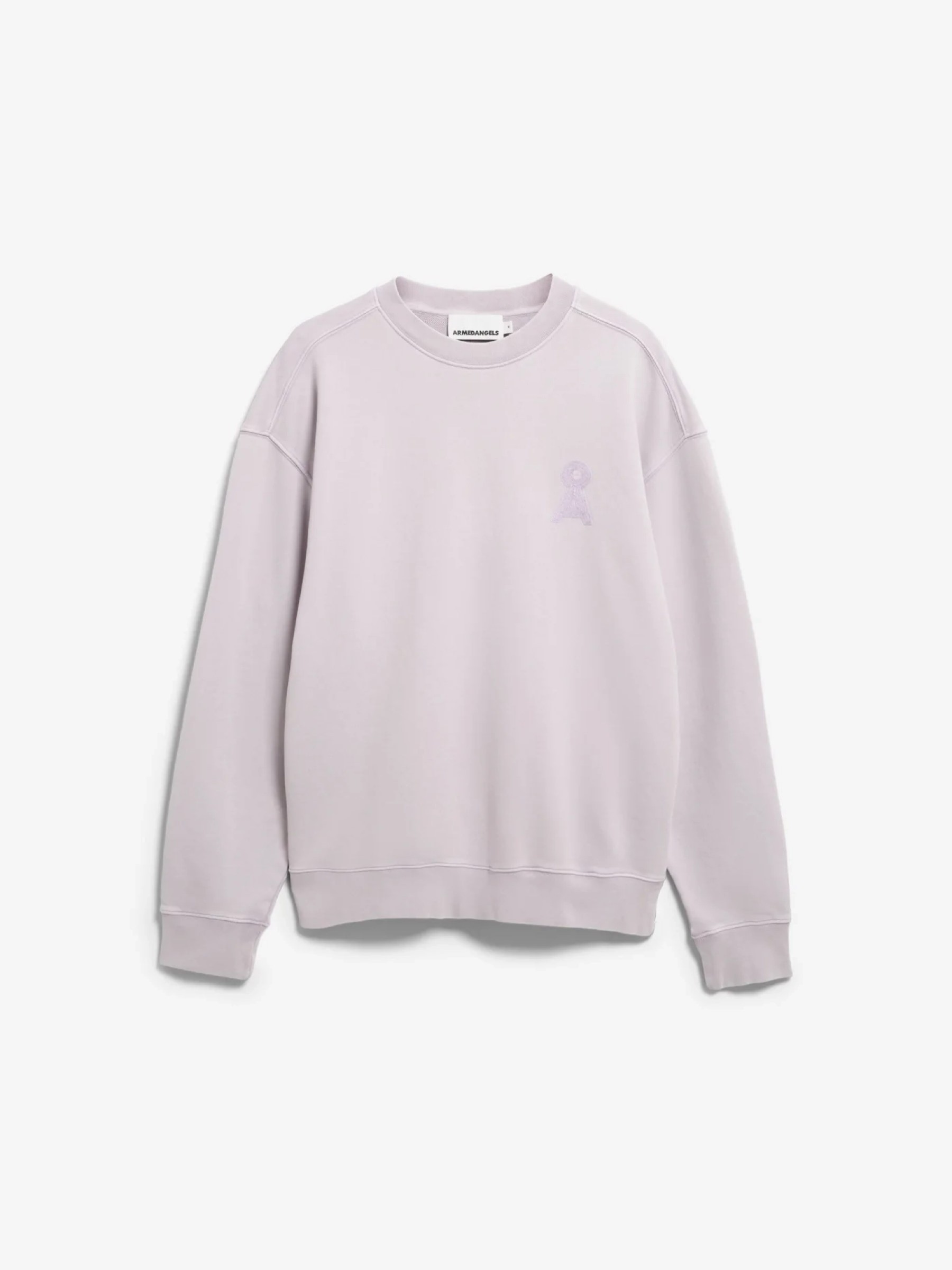 Pullover Iconic Å GMT Dye Sweatshirt moonlit lilac washed Armedangels