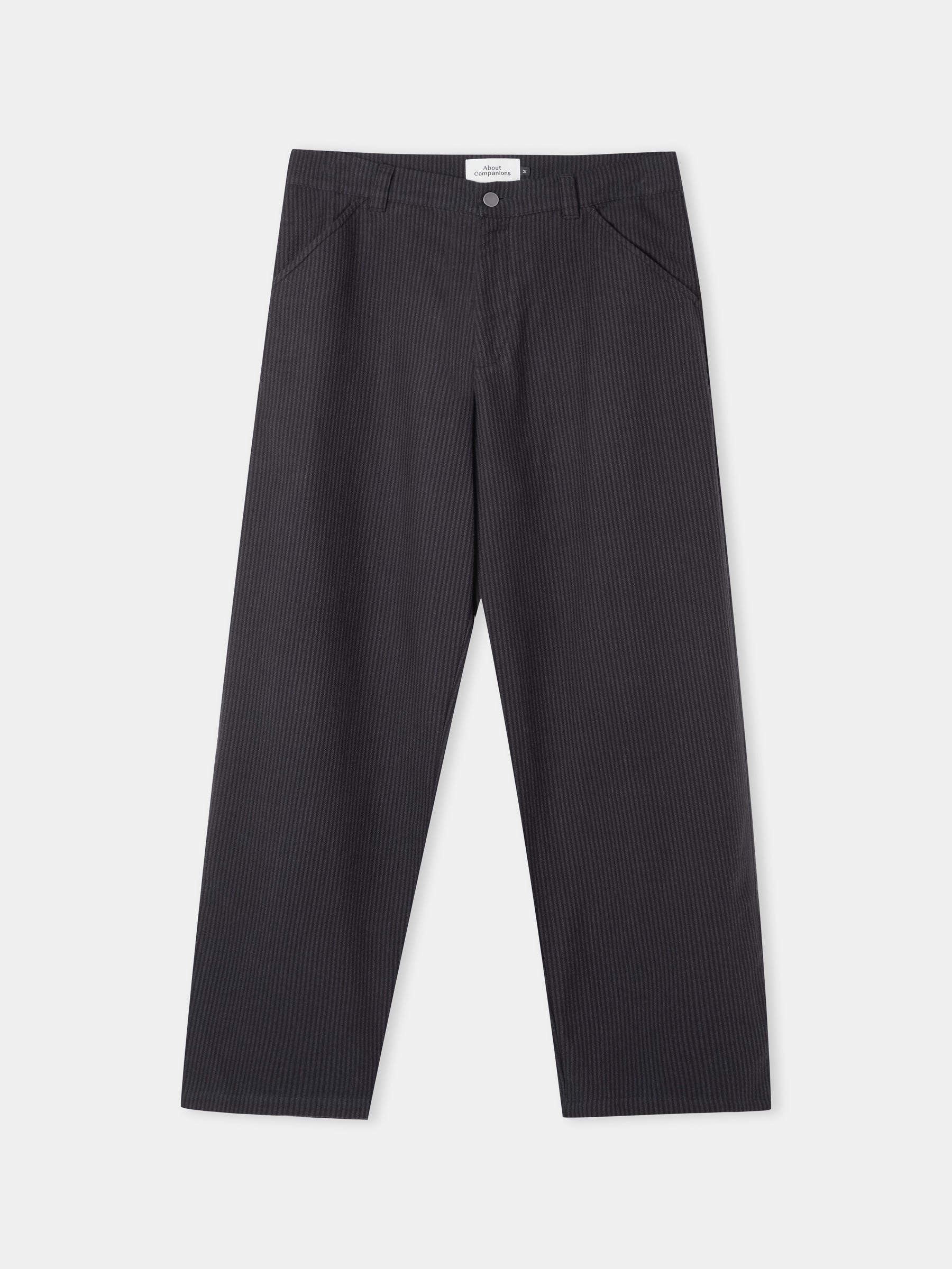 Hose Carlo charcoal eco flannel striped About Companions
