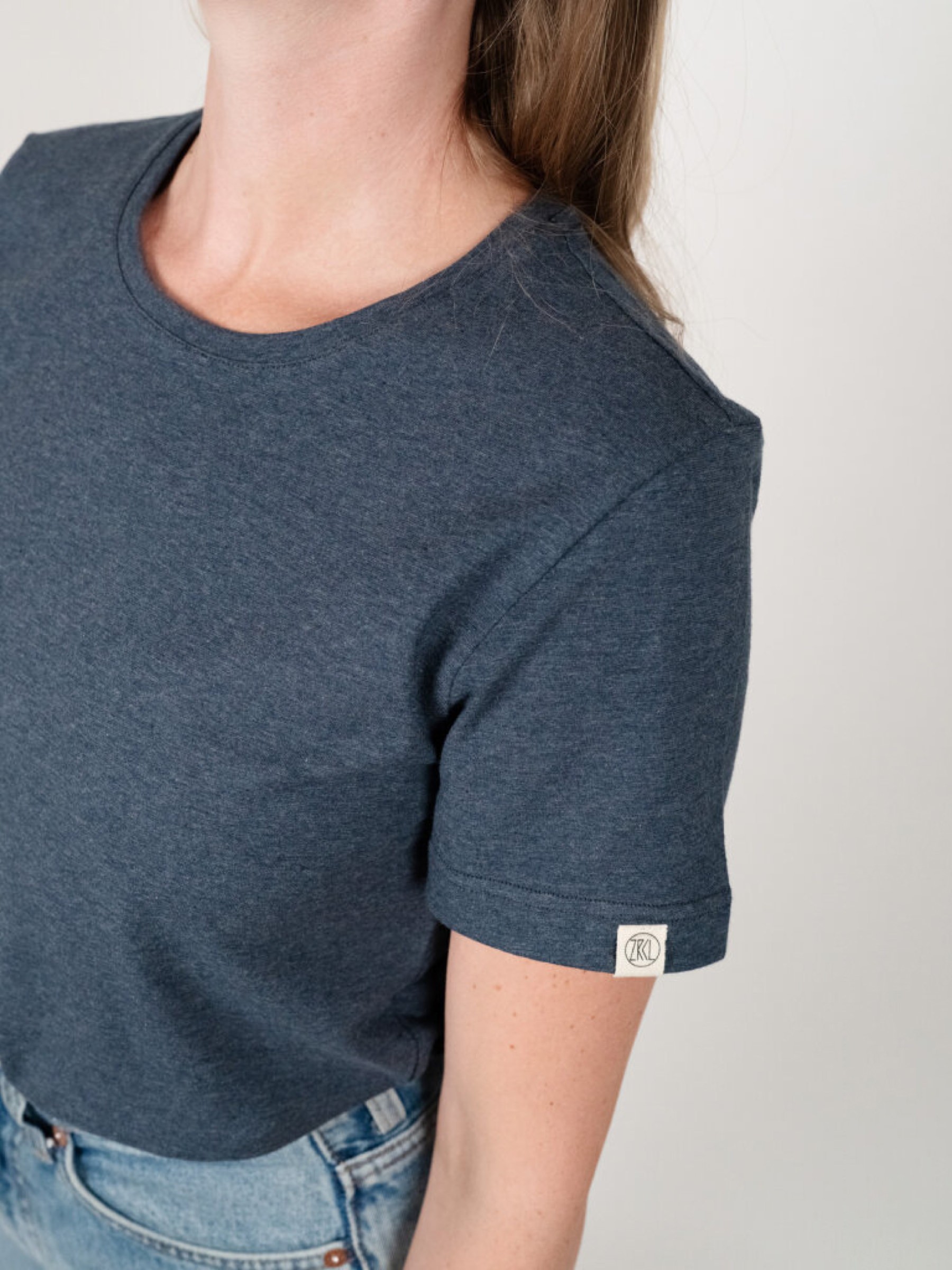 Basic Luisa T-Shirt blue stone ZRCL