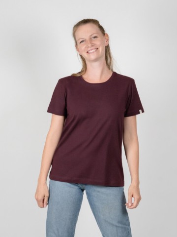 Basic Luisa T-Shirt maroon ZRCL