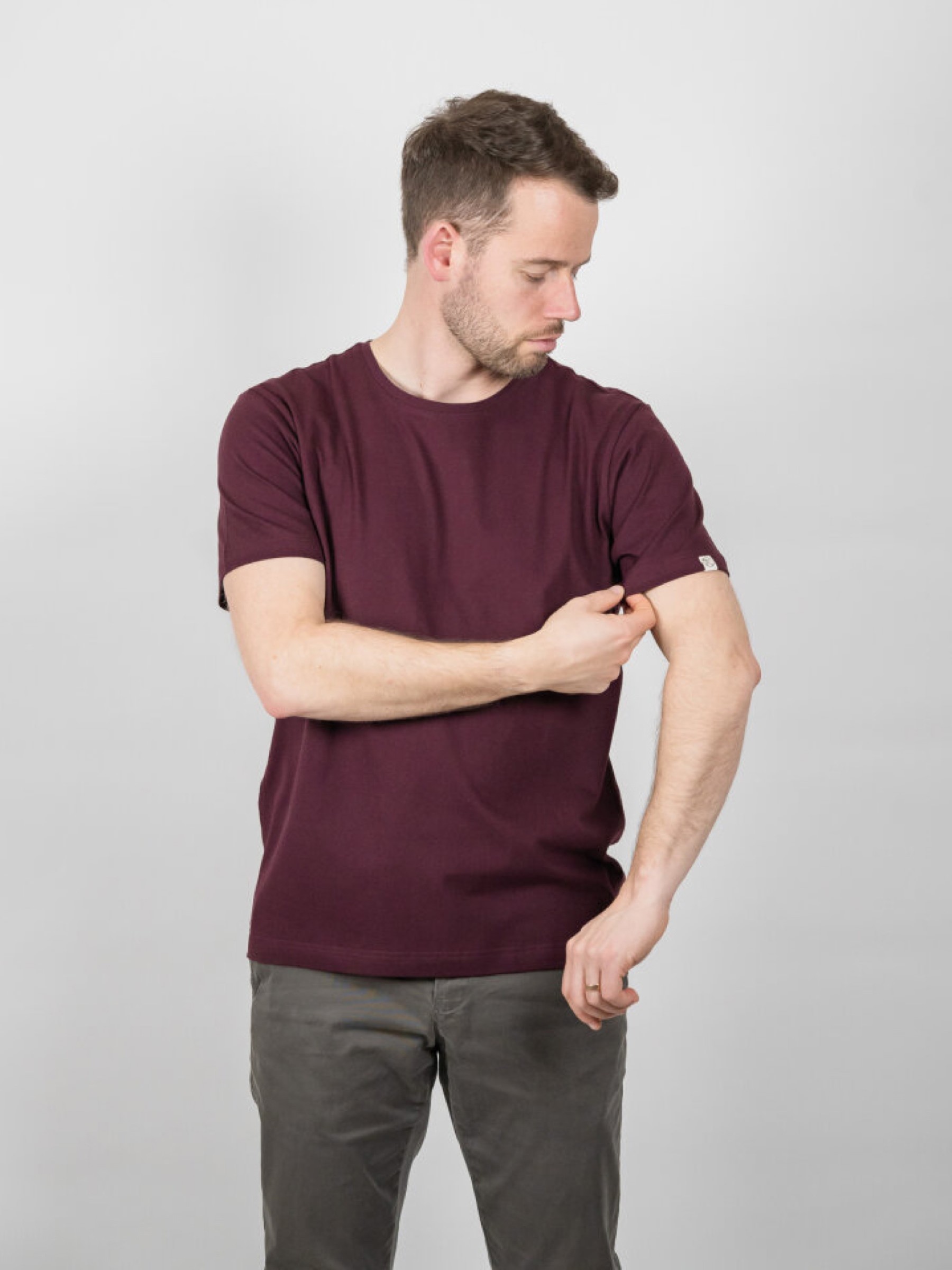 Basic Zeno T-Shirt maroon ZRCL