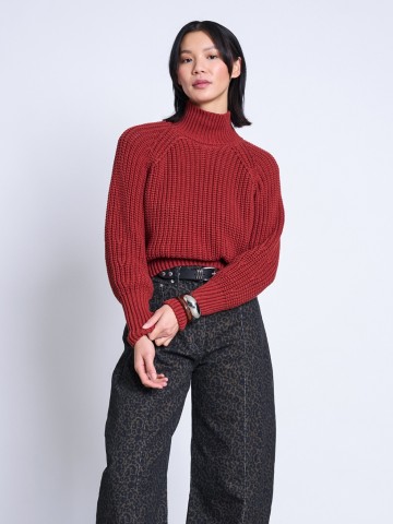 Pullover Jumper Ola mid red Jan 'n June