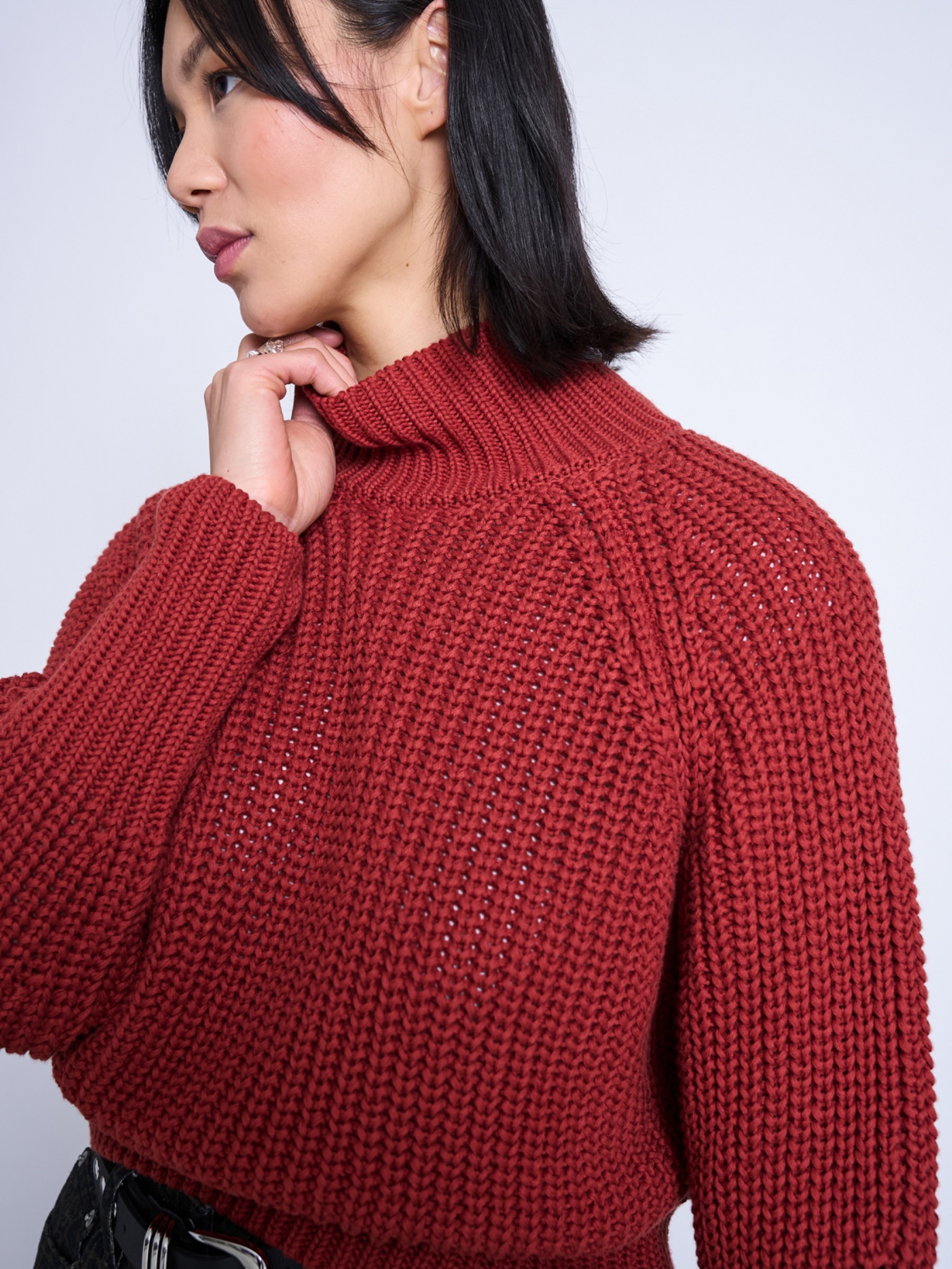 Pullover Jumper Ola mid red Jan 'n June