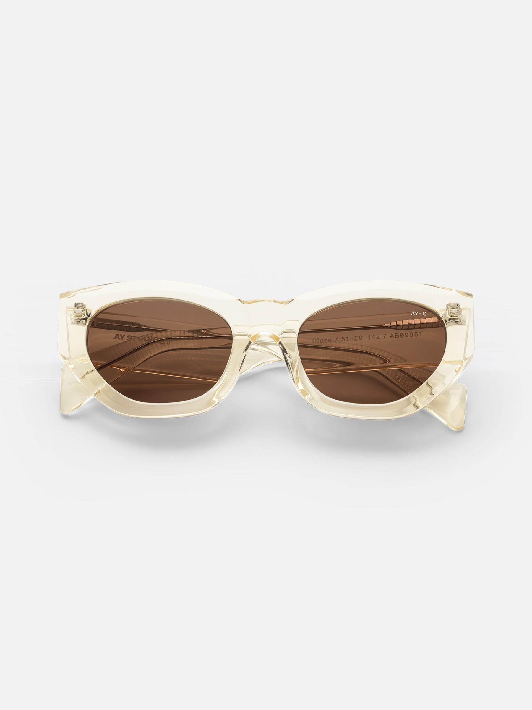 Sonnenbrille Blaze transparent yellow light Ay Studios