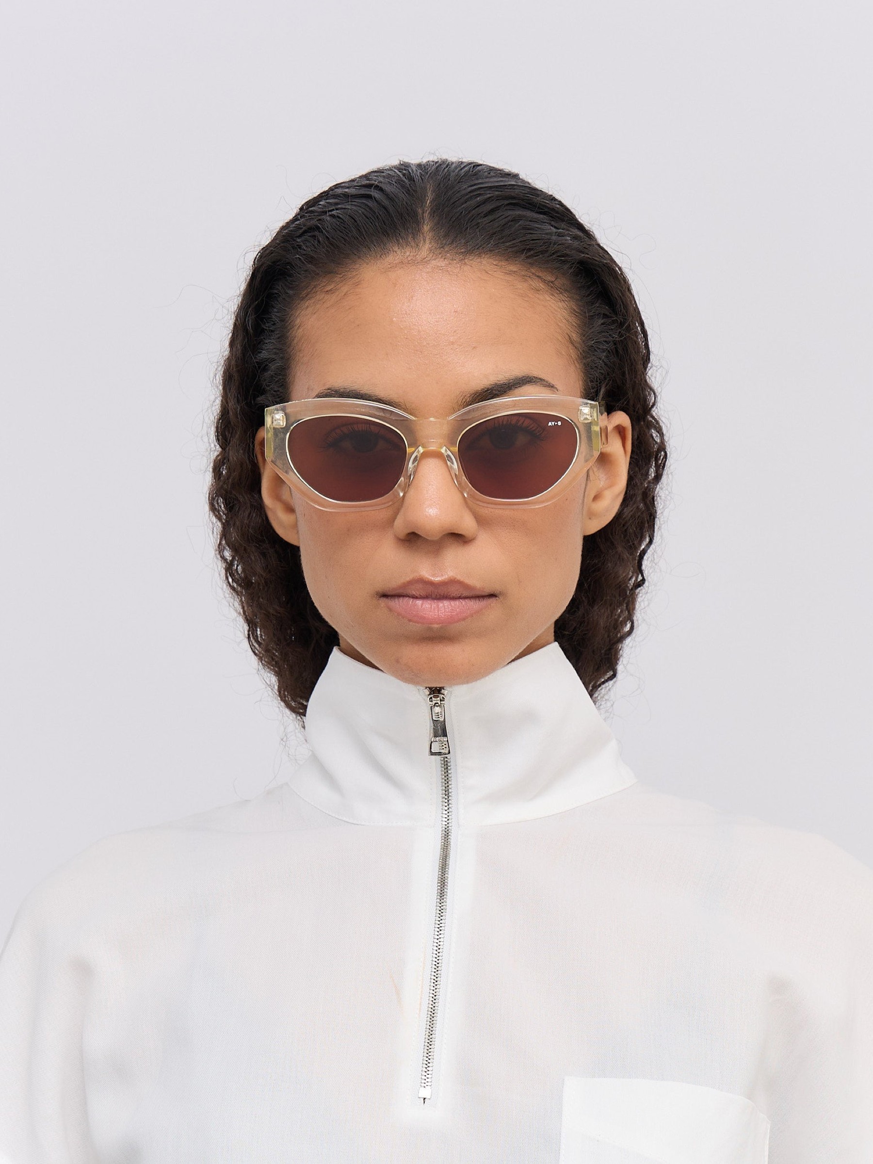 Sonnenbrille Blaze transparent yellow light Ay Studios