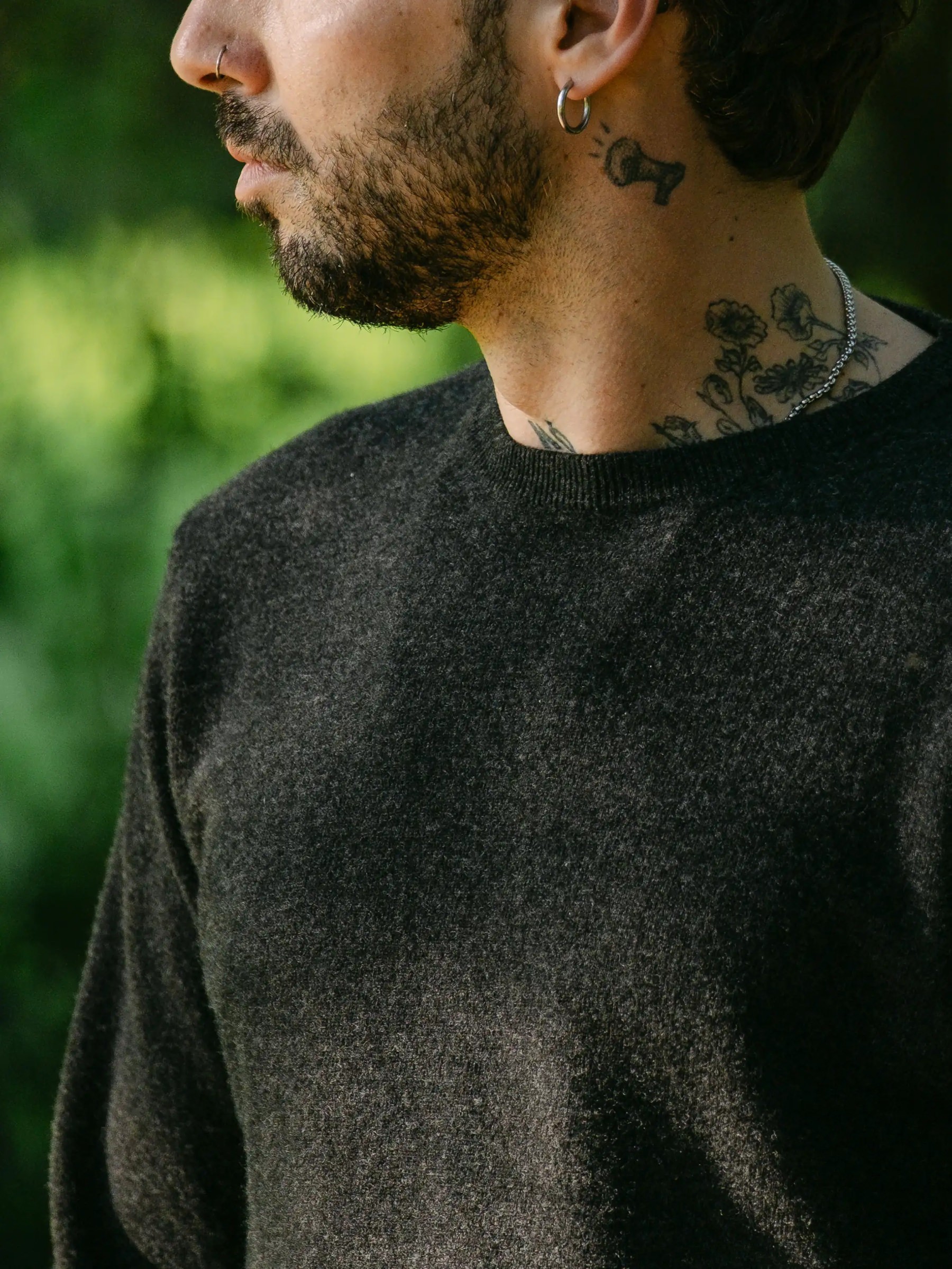 Pullover Sweater Wool Ovino slate Carpasus
