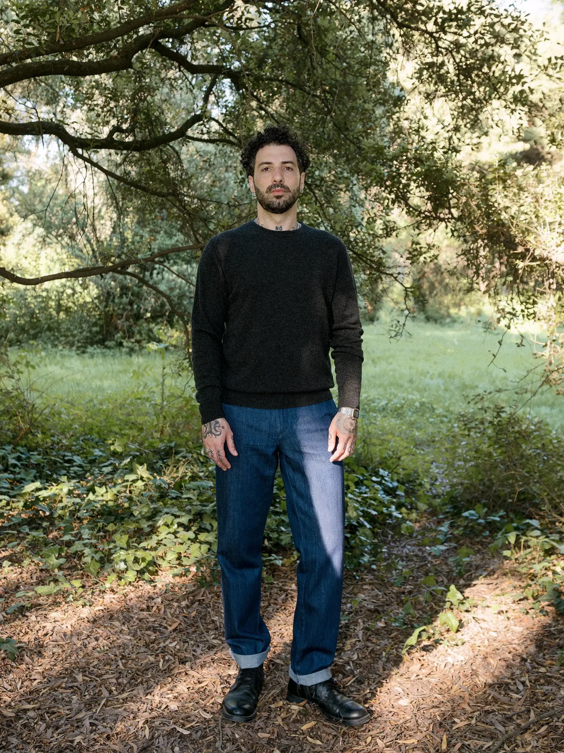 Pullover Sweater Wool Ovino slate Carpasus