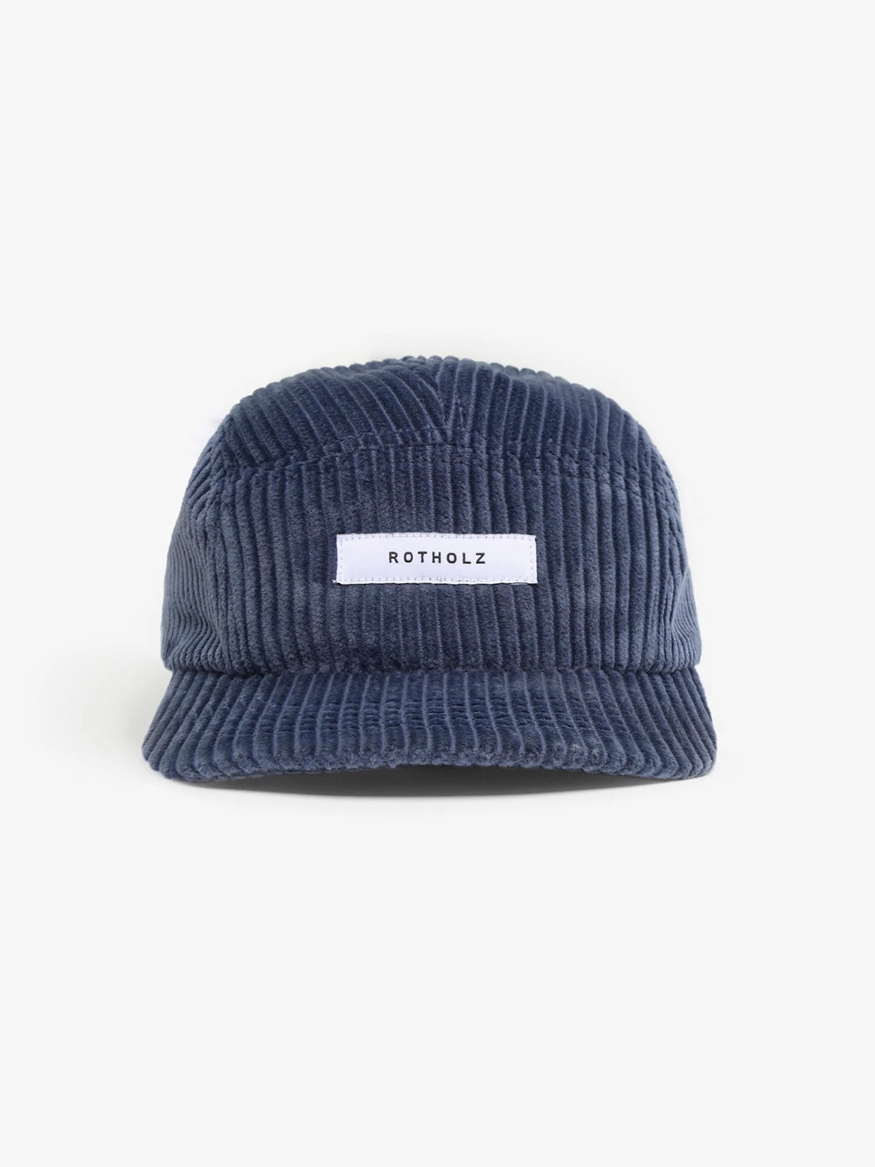 Mütze Cord 5-Panel Cap ash blue Rotholz