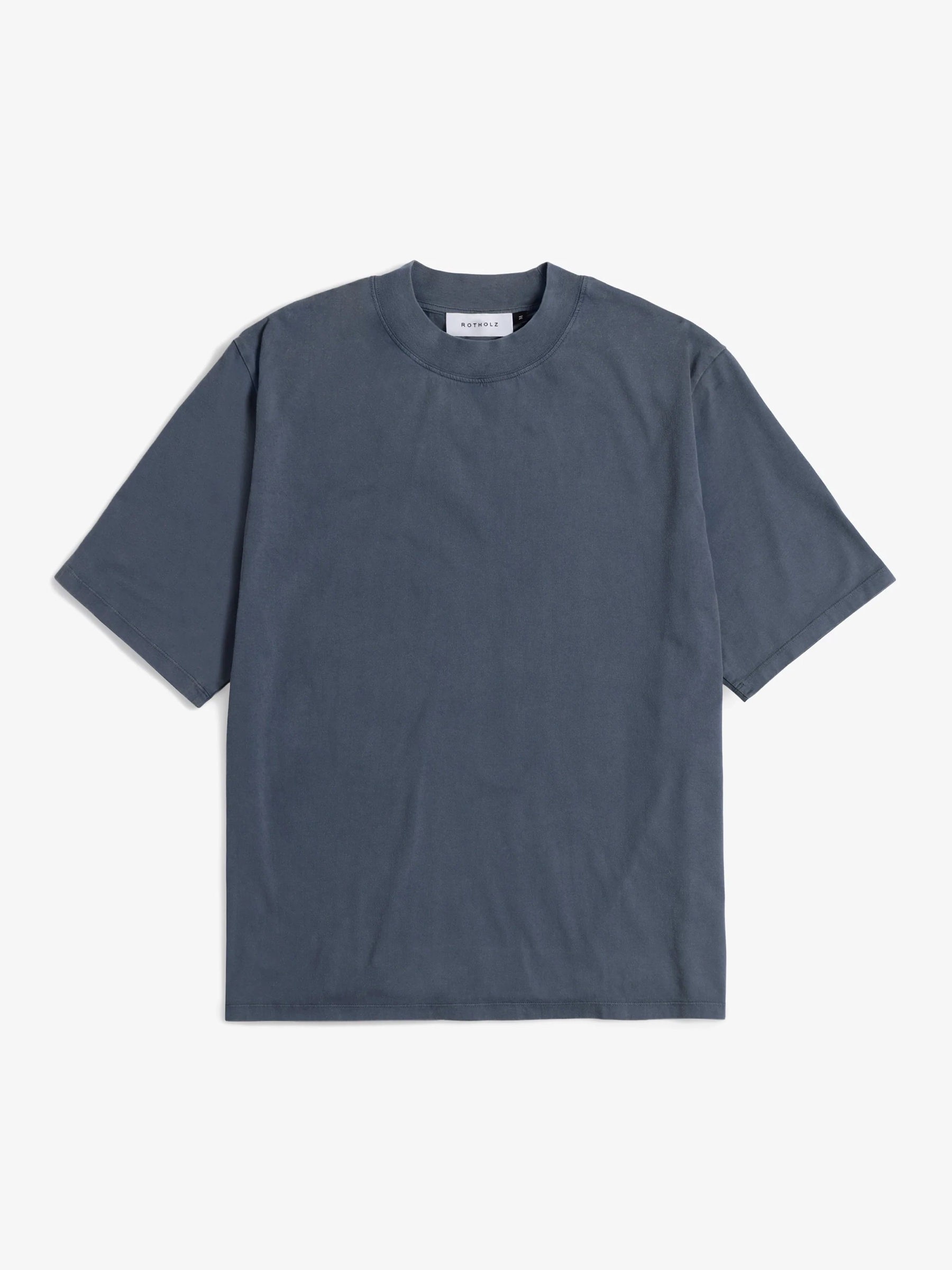 Big Collar T-Shirt ash blue Rotholz