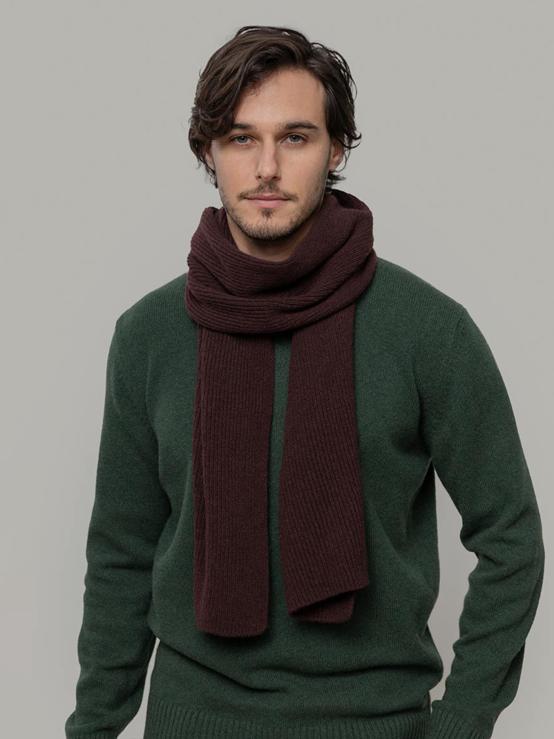 Schal Federico brown caffé Rifo