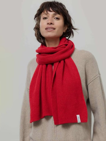 Schal Federico red papavero Rifo
