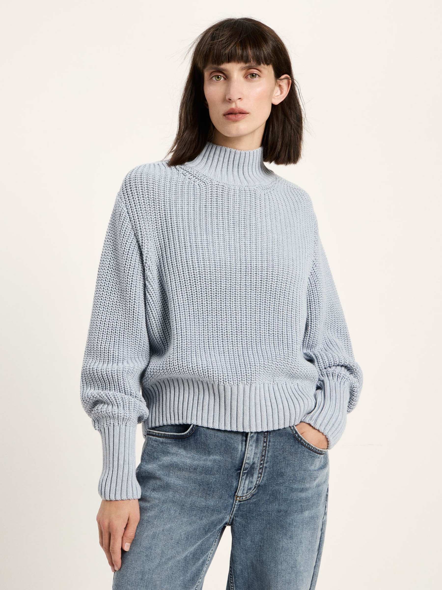 Pullover Grobstrickpullover skyway melange Lanius