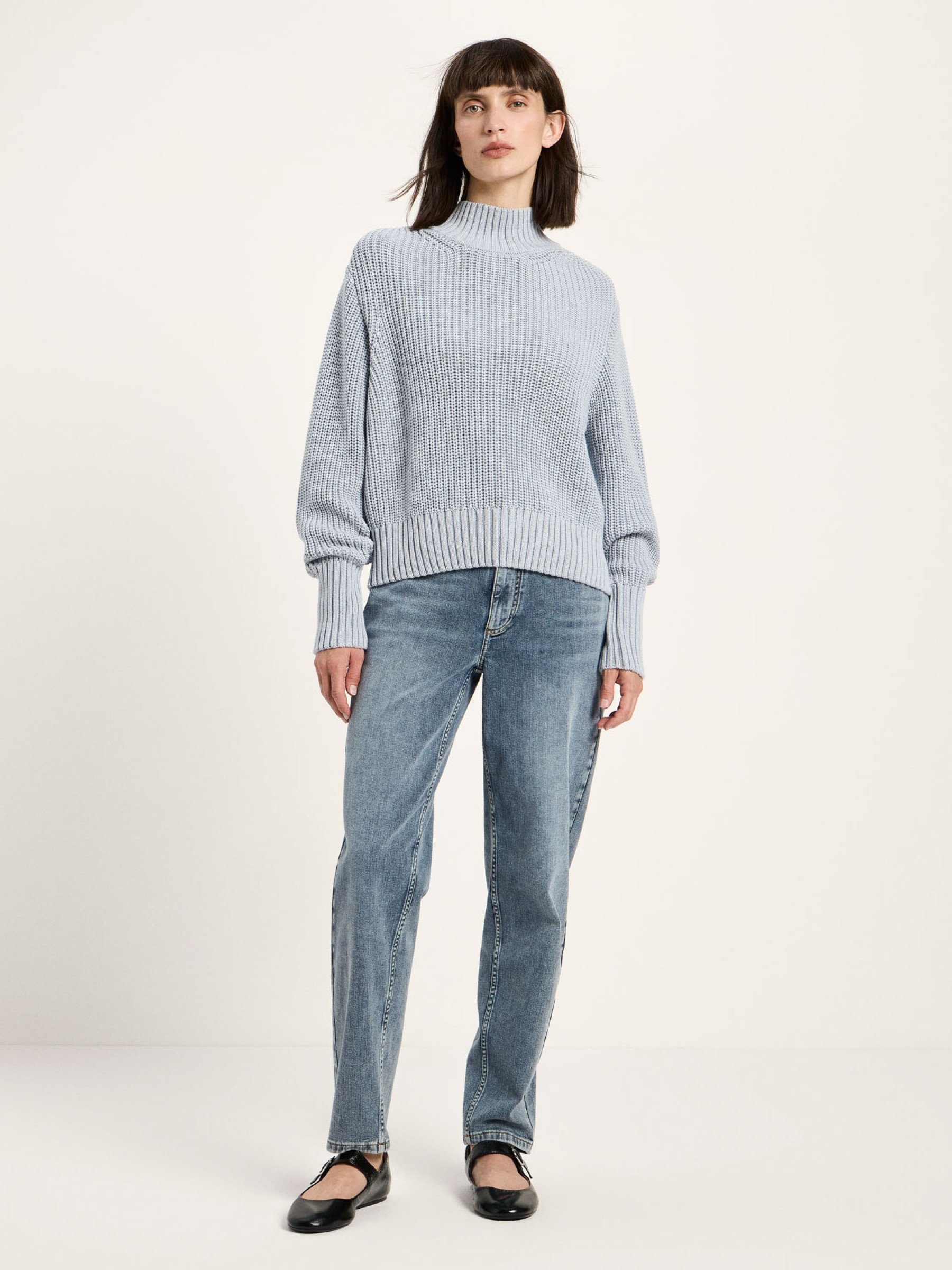 Pullover Grobstrickpullover skyway melange Lanius