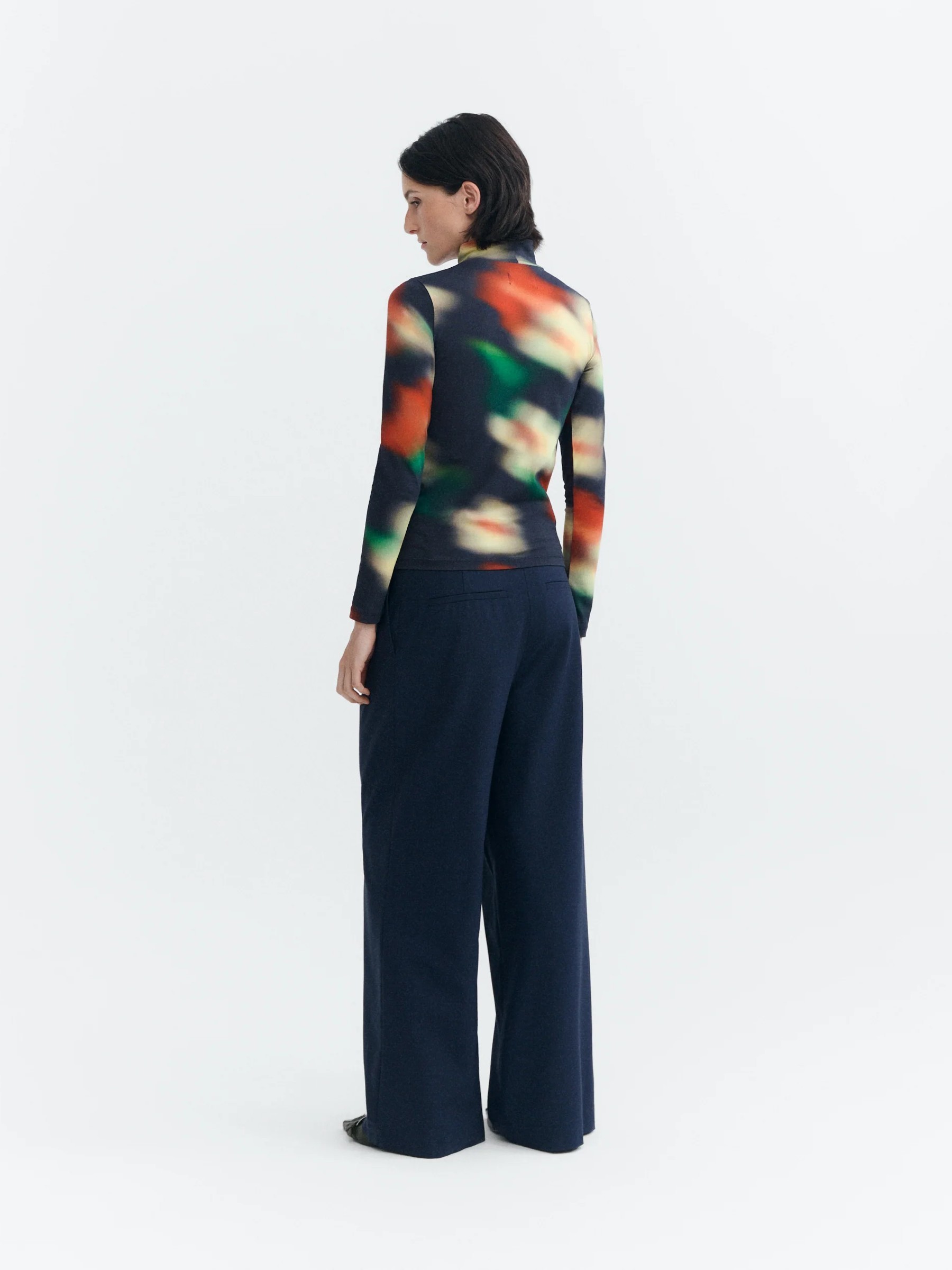 Longsleeve Ellen Top bloom print Thinking Mu