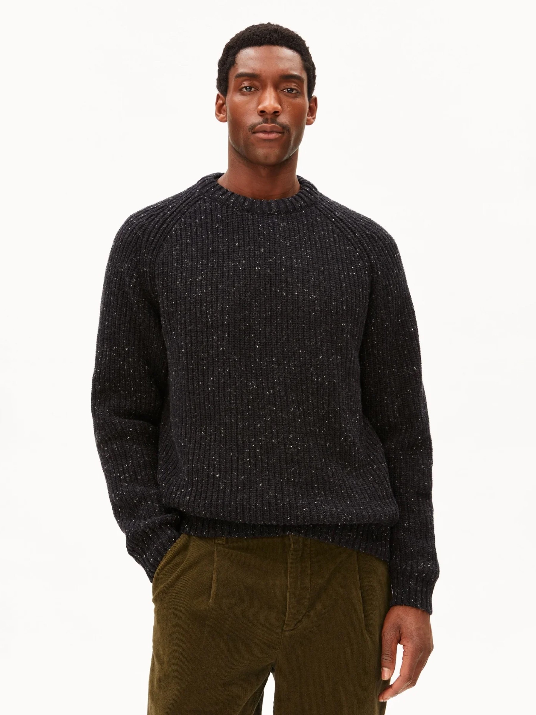 Pullover Kiaano Tweed black Armedangels