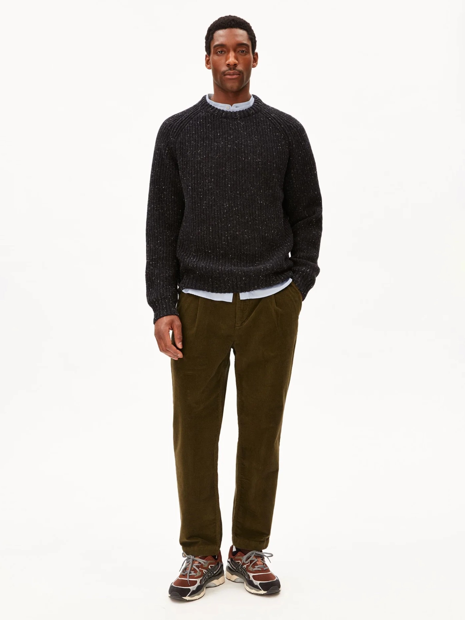 Pullover Kiaano Tweed black Armedangels