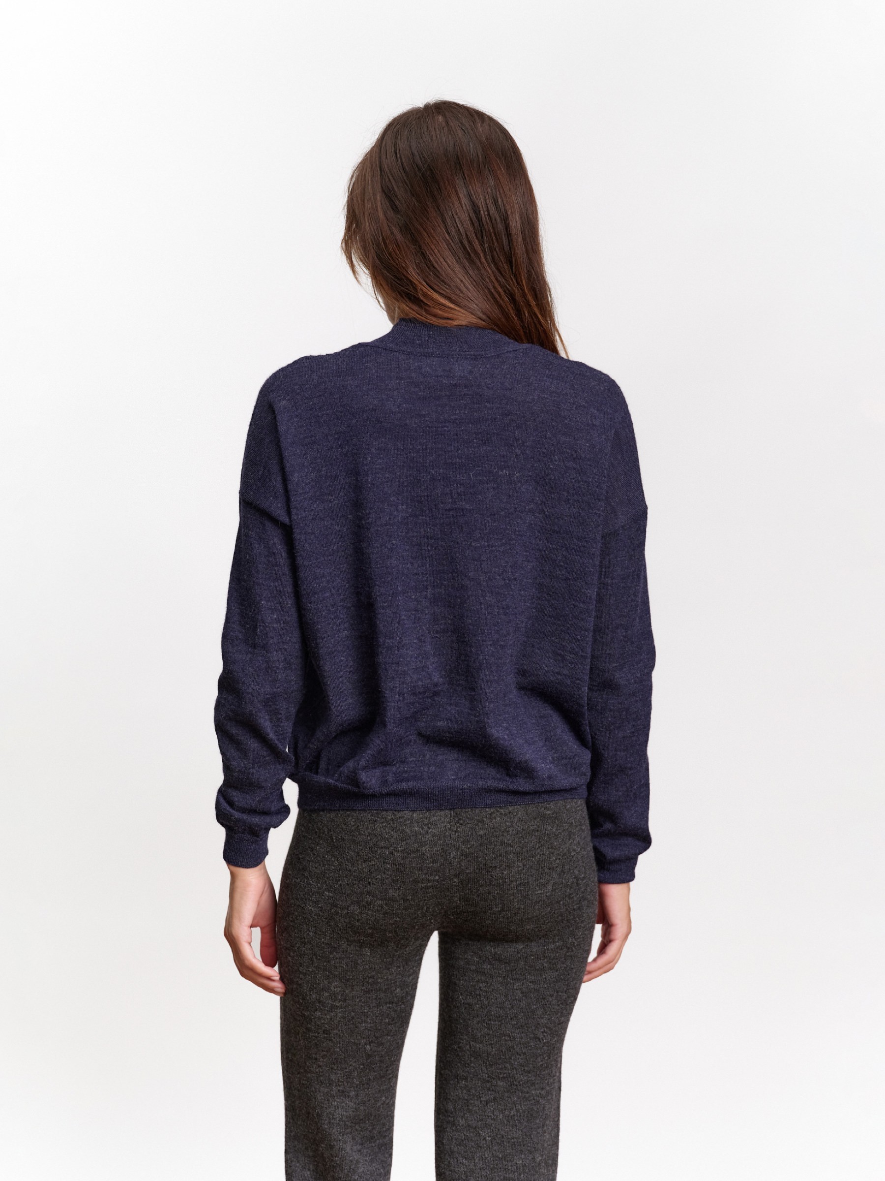 Pullover Arvo Sweater navy blue Jungle Folk