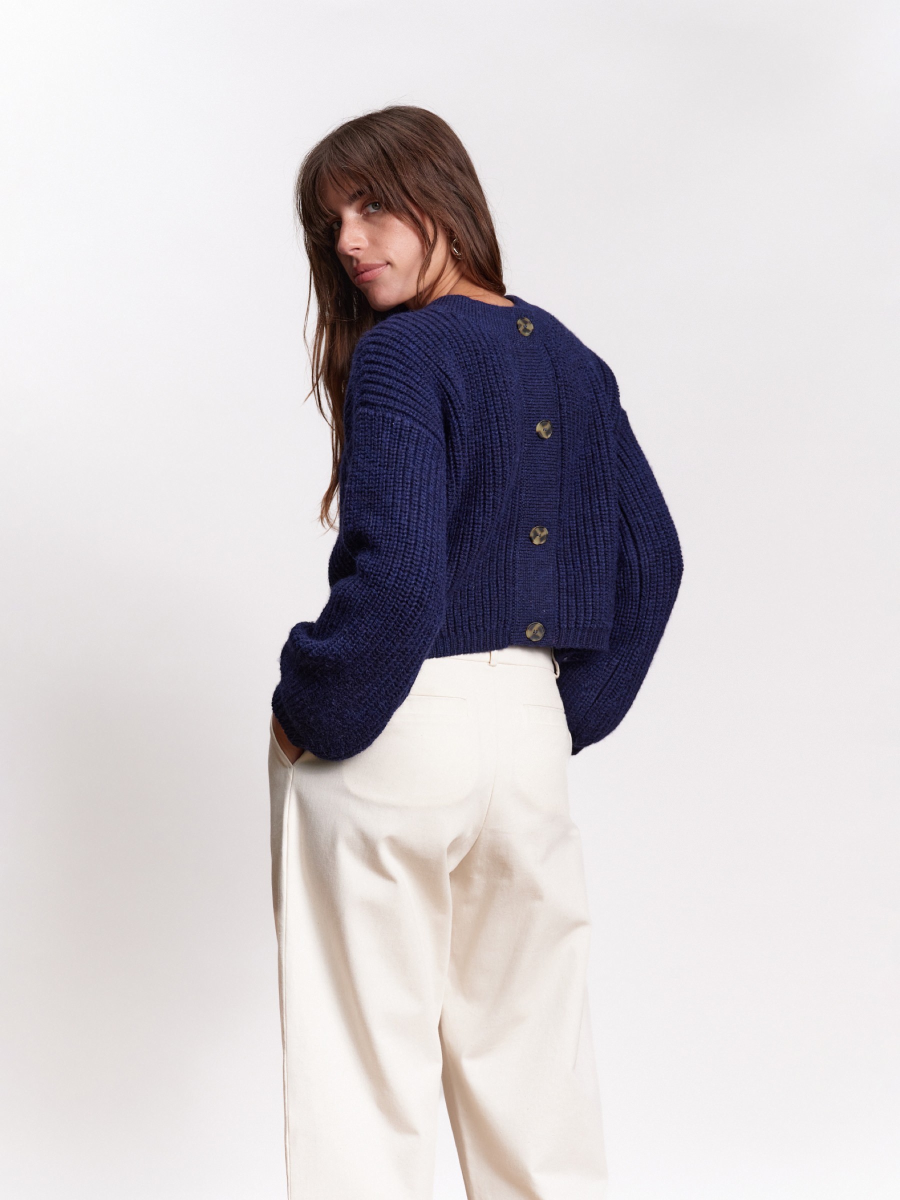 Strickjacke Knit Cardigan Tosca navy blue Jungle Folk