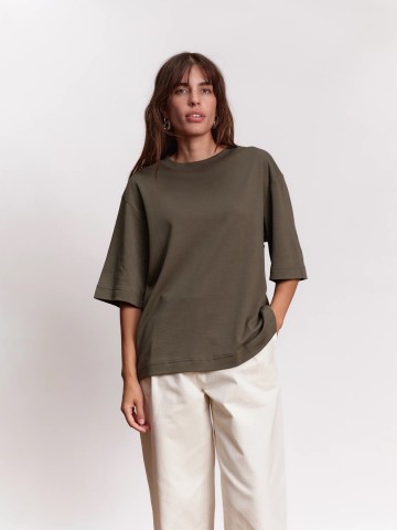 Max Unisex T-Shirt olive green Jungle Folk