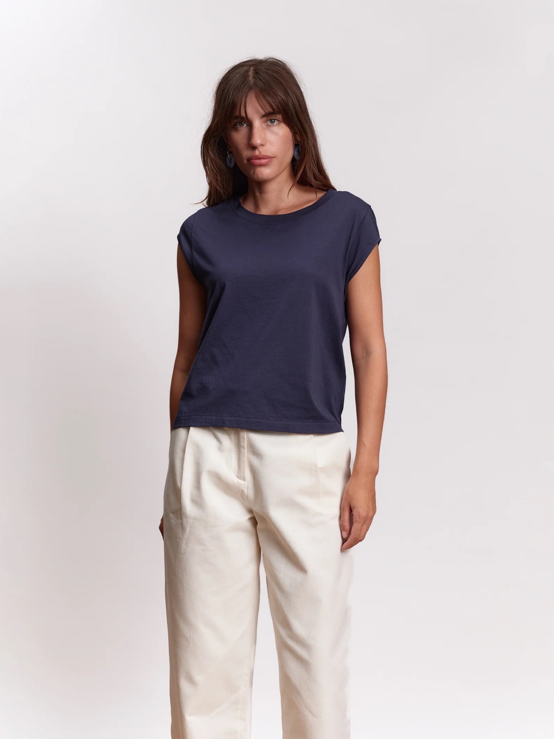 T-Shirt Crew Tee Isla navy blue Jungle Folk