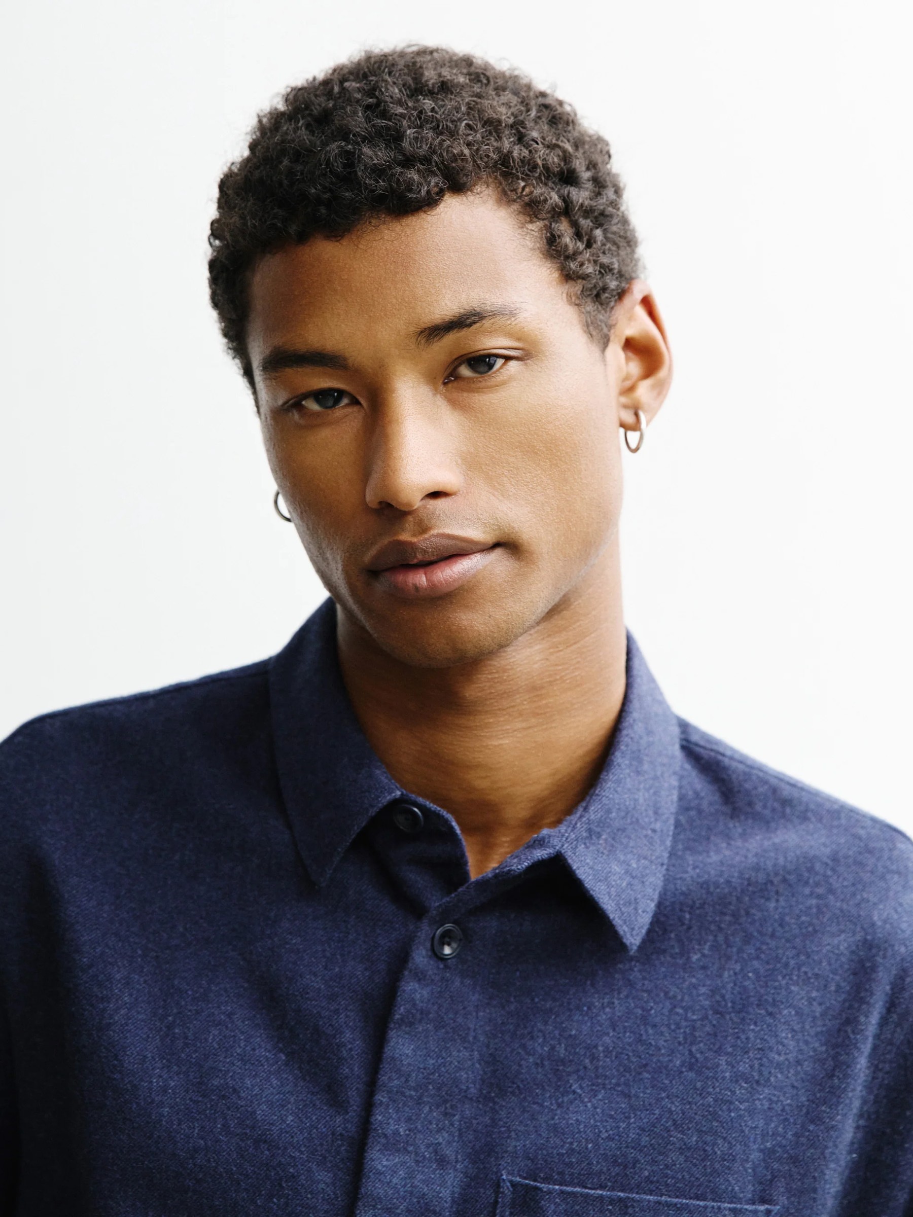Hemd Flannel Casual Shirt dark blue Rotholz