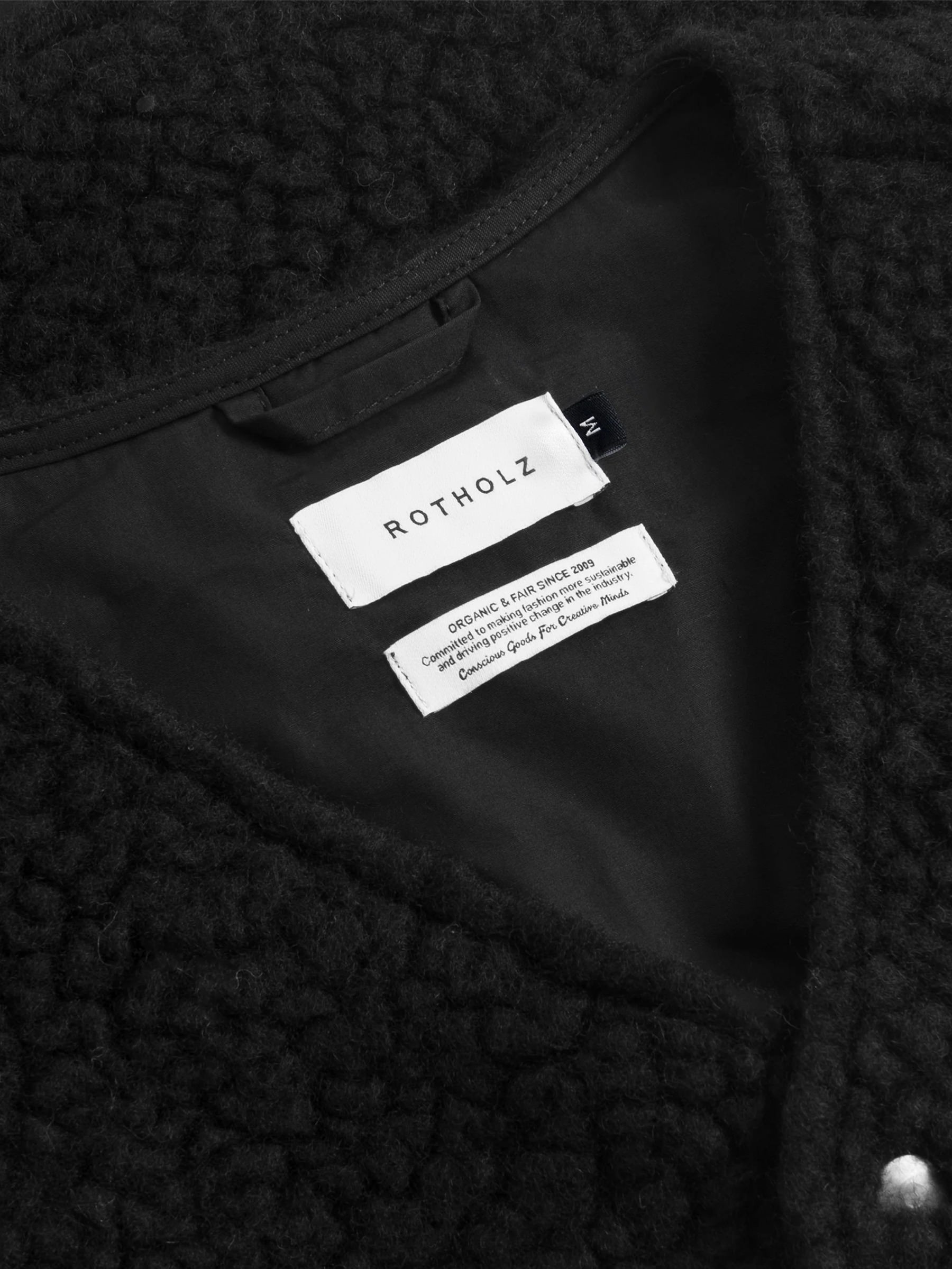 Weste Sherpa Vest true black Rotholz