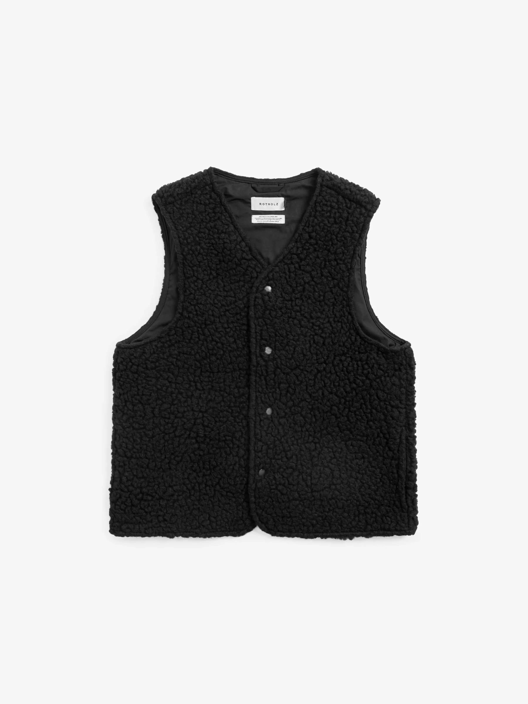 Weste Sherpa Vest true black Rotholz