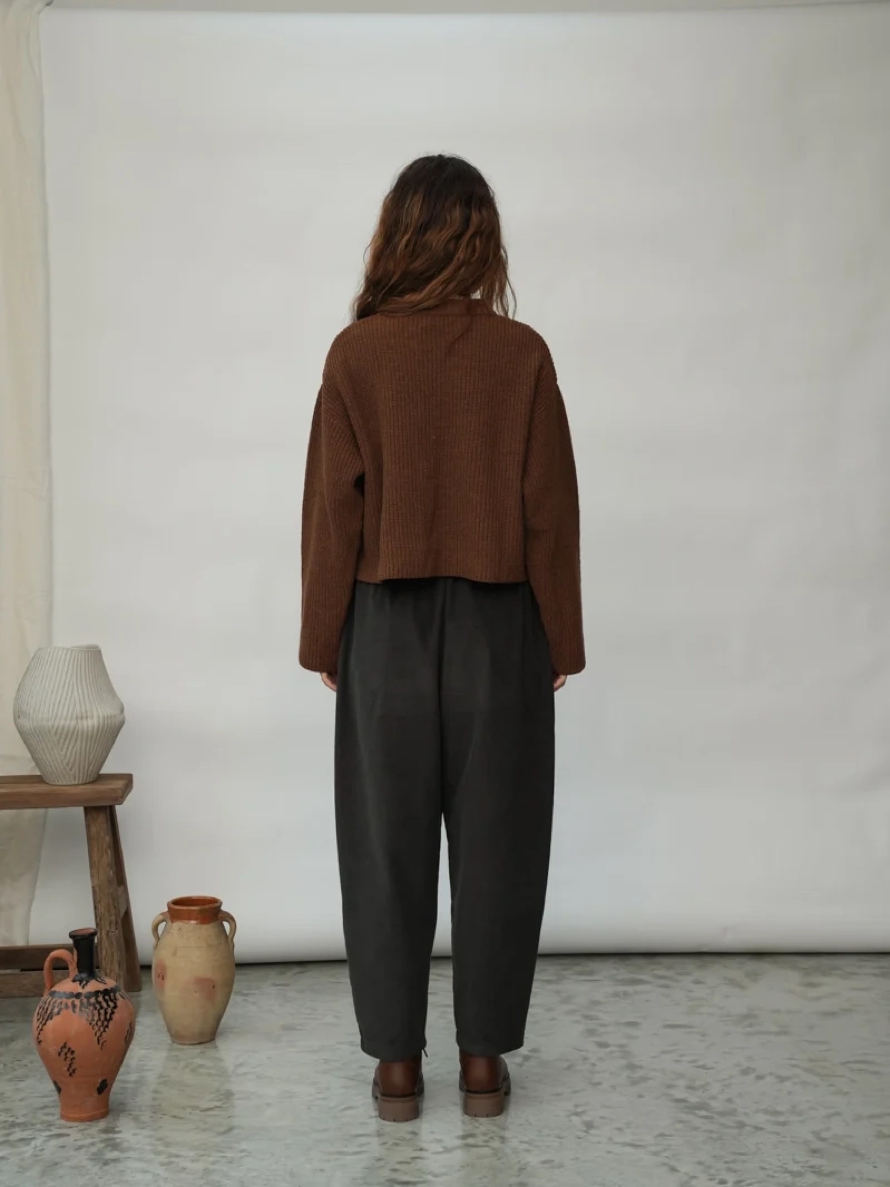 Hose Orla charcoal Beaumont Organic