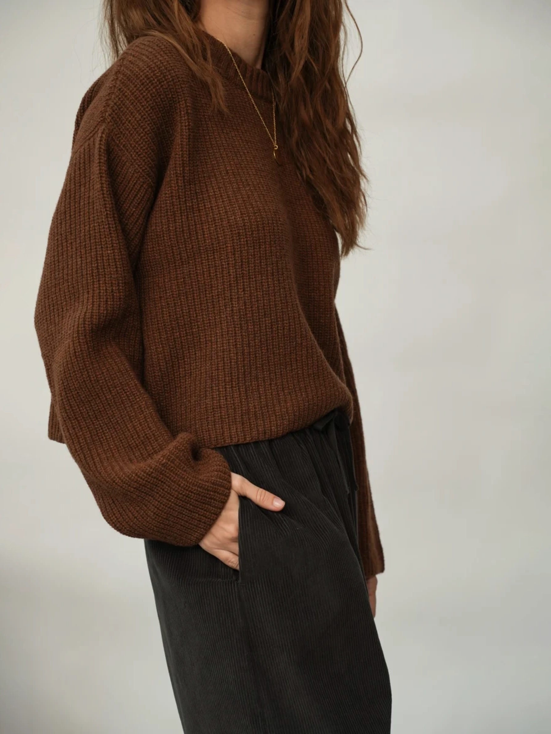 Hose Orla charcoal Beaumont Organic