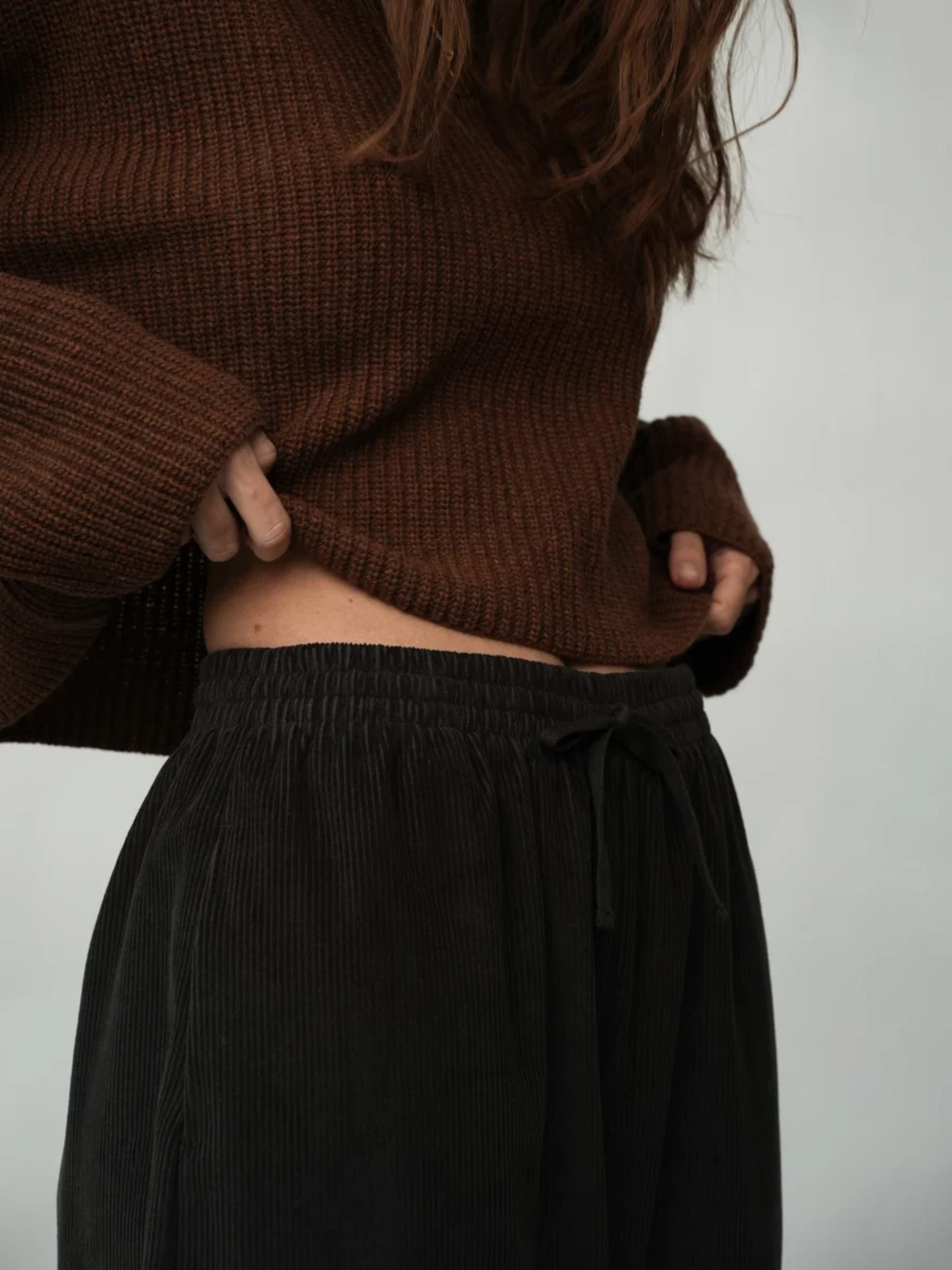 Hose Orla charcoal Beaumont Organic