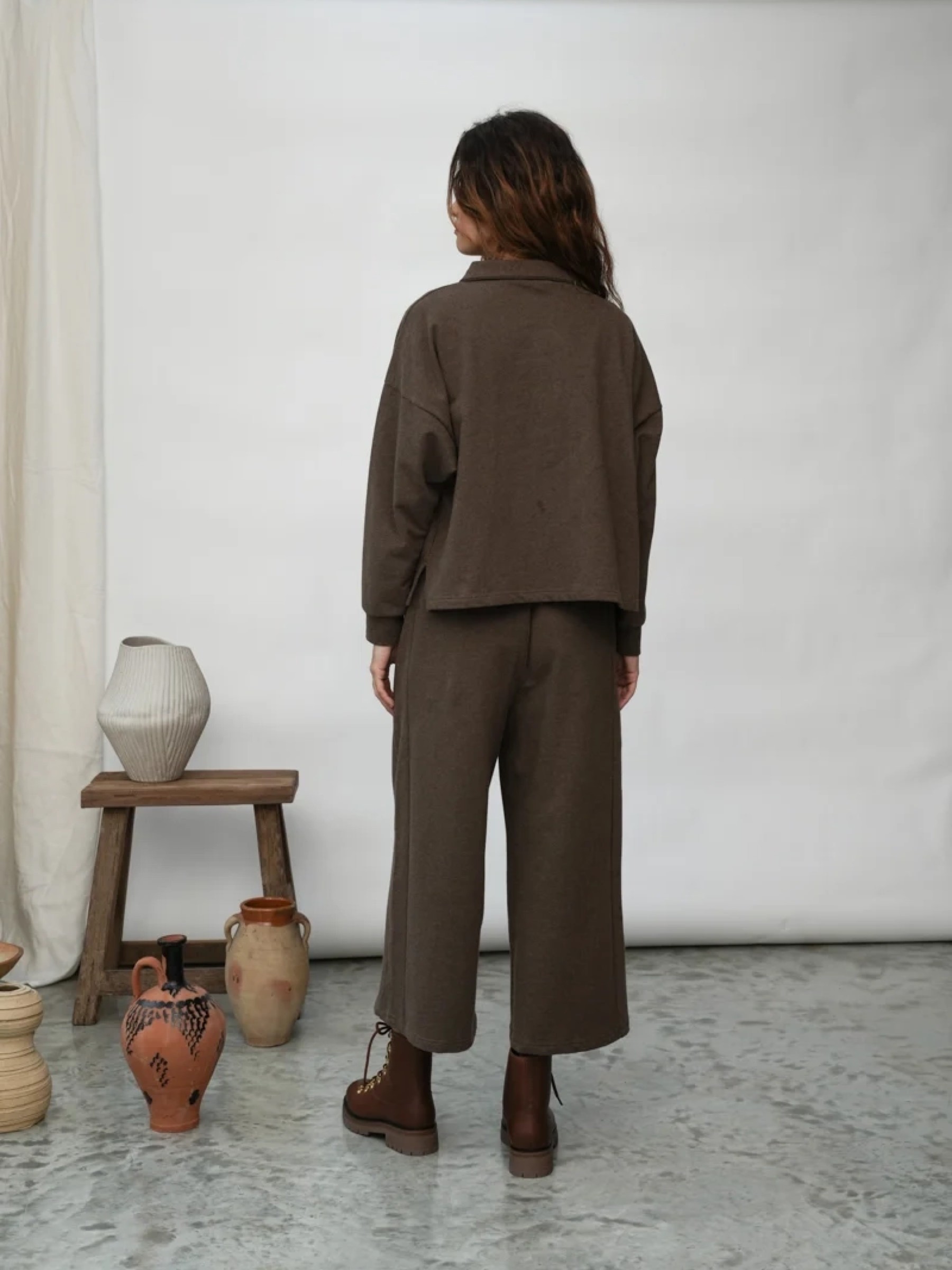 Pullover Holly brown marl Beaumont Organic