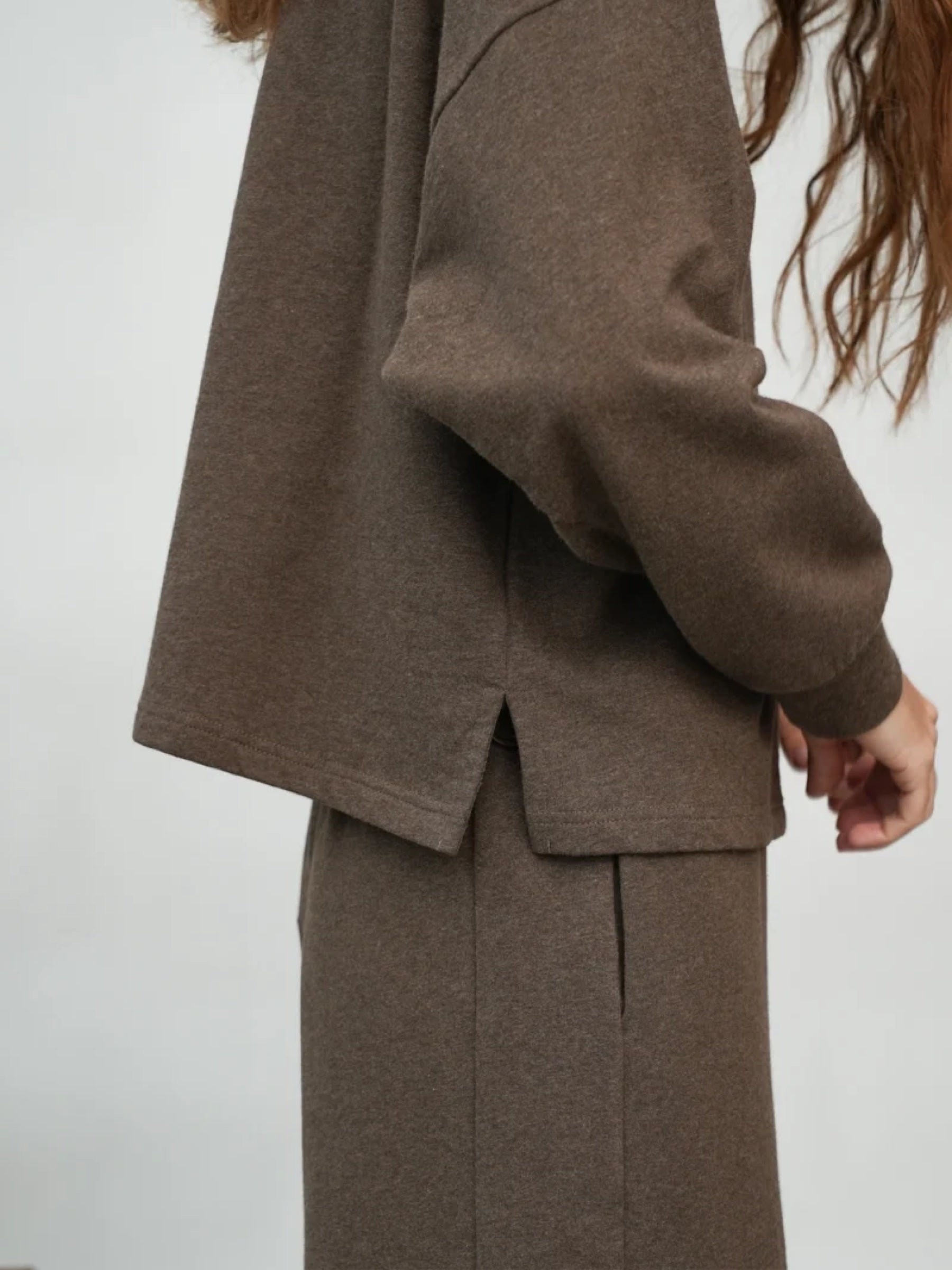 Pullover Holly brown marl Beaumont Organic
