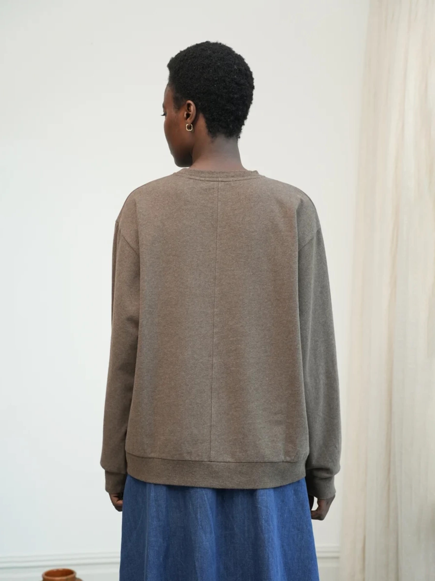 Pullover Madison brown marl Beaumont Organic