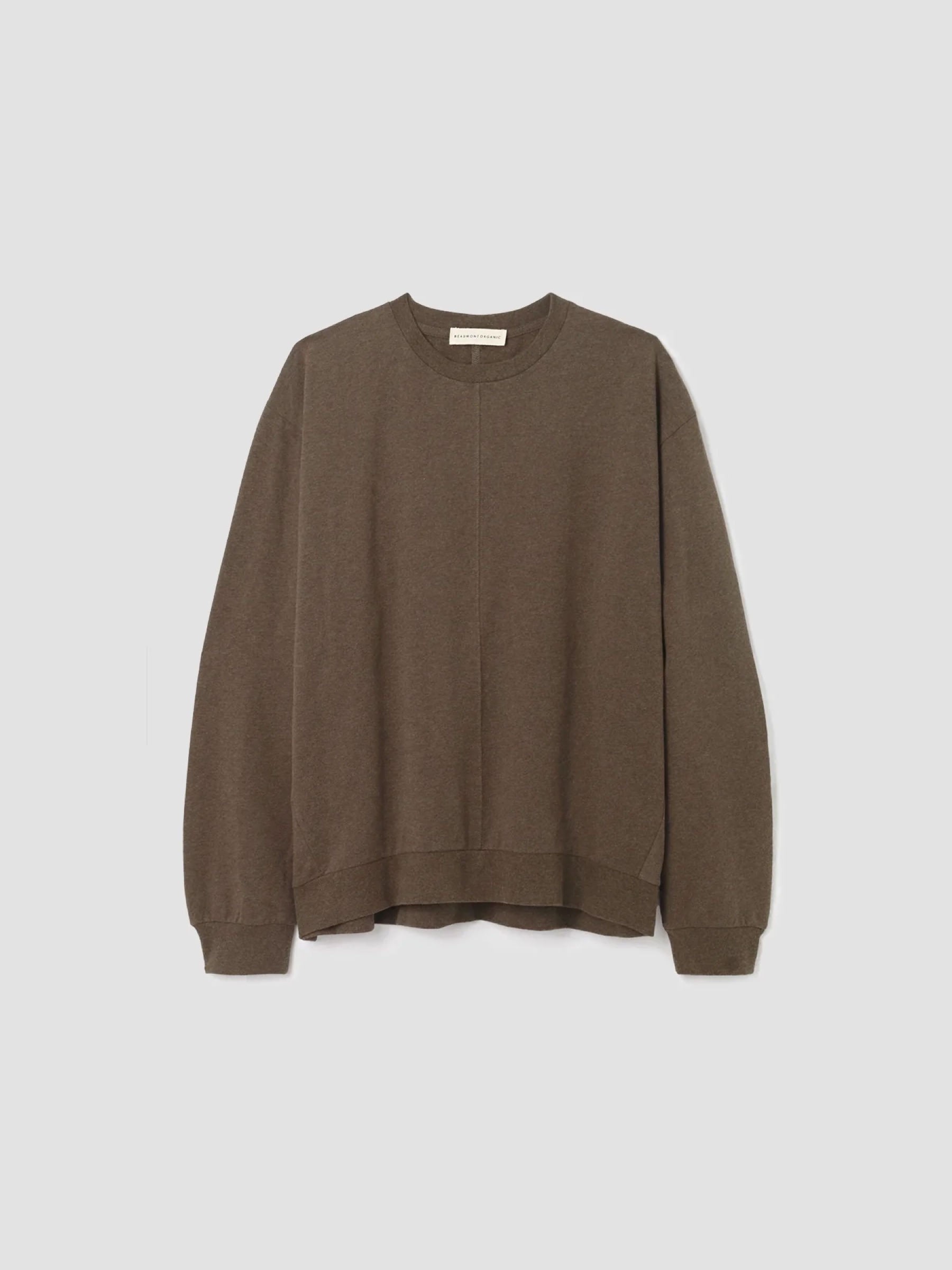 Pullover Madison brown marl Beaumont Organic