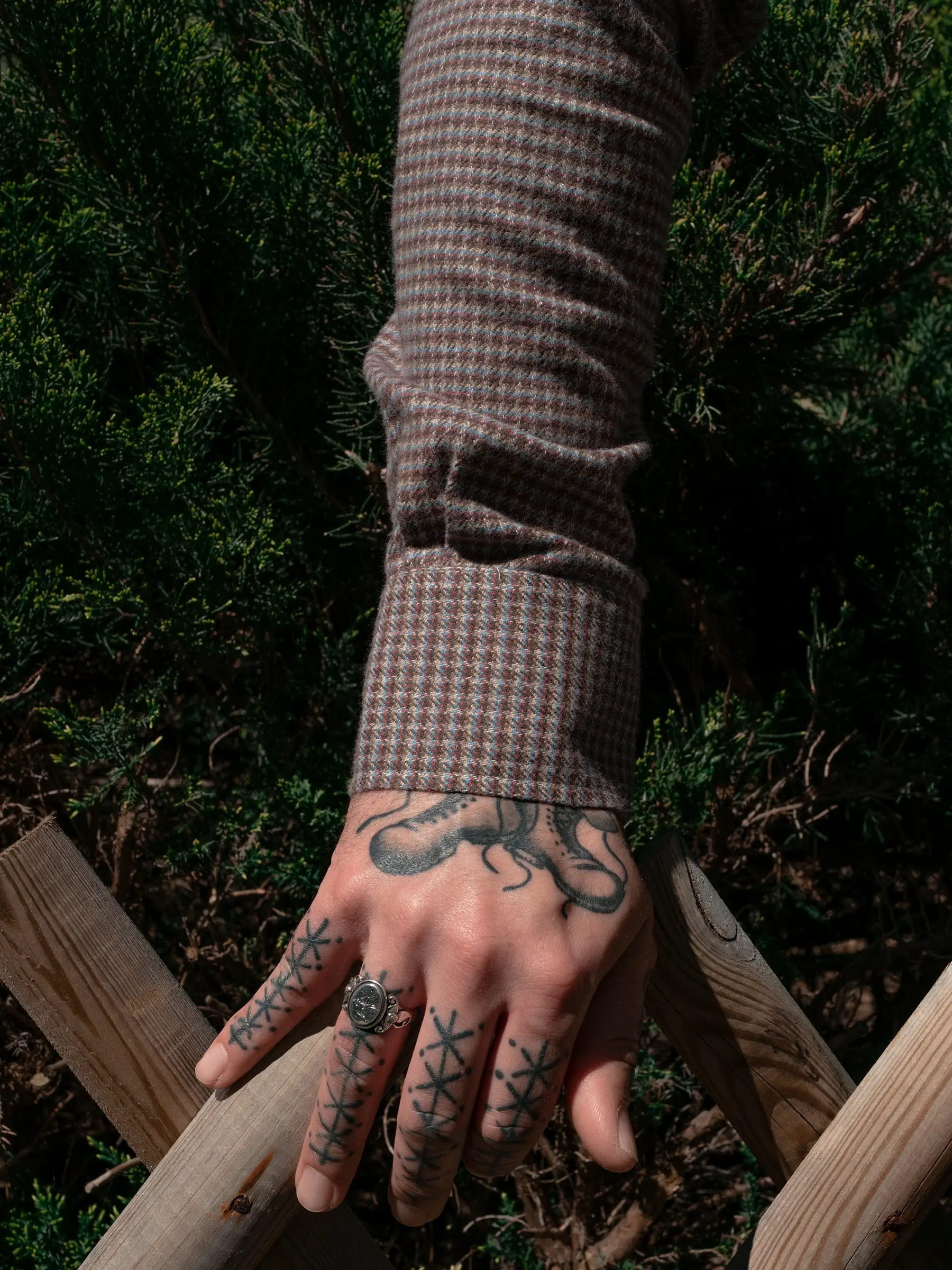 Hemd Flannel Shirt Kili brown Carpasus