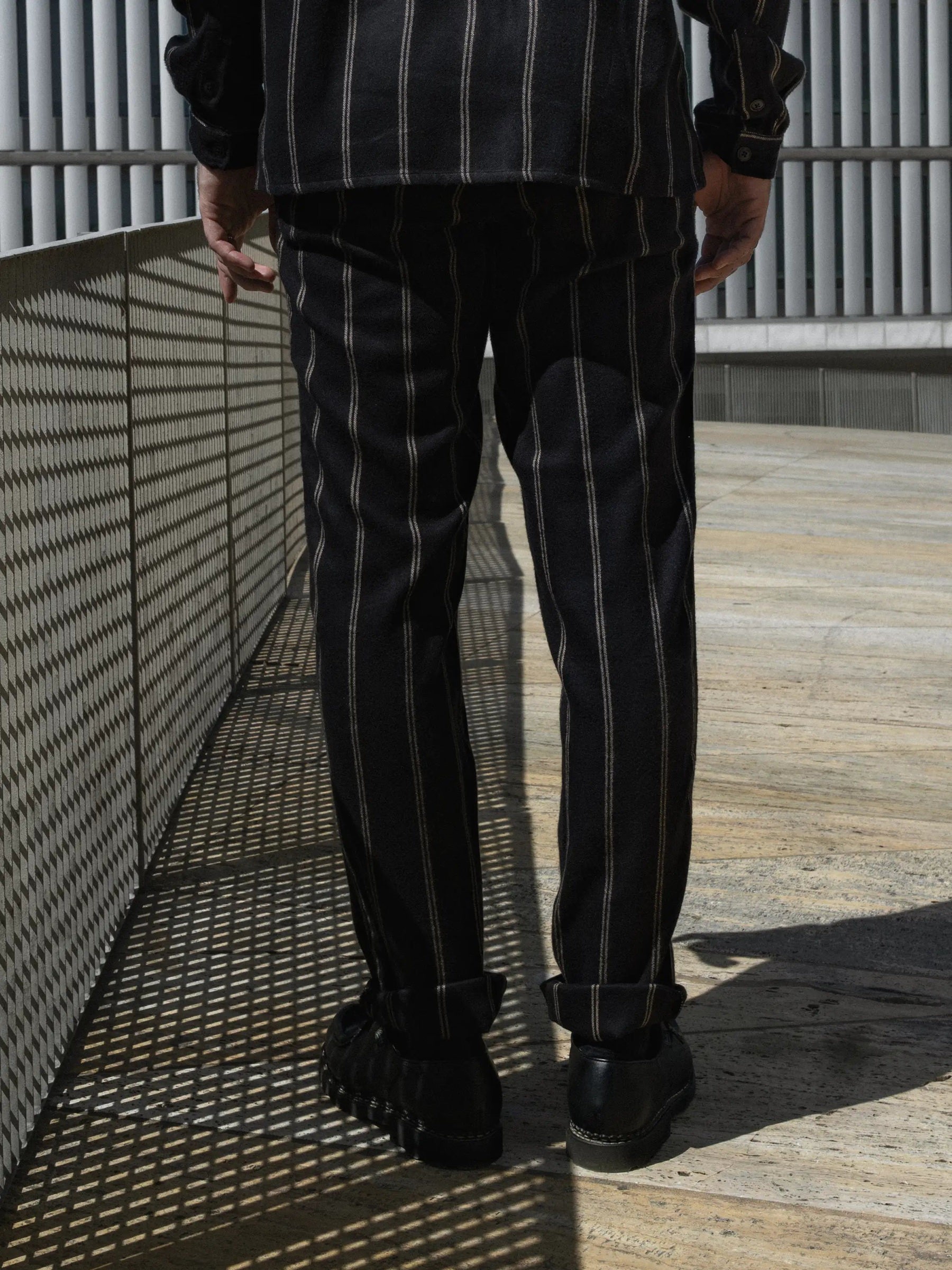 Hose Flannel Trousers Gira striped Carpasus