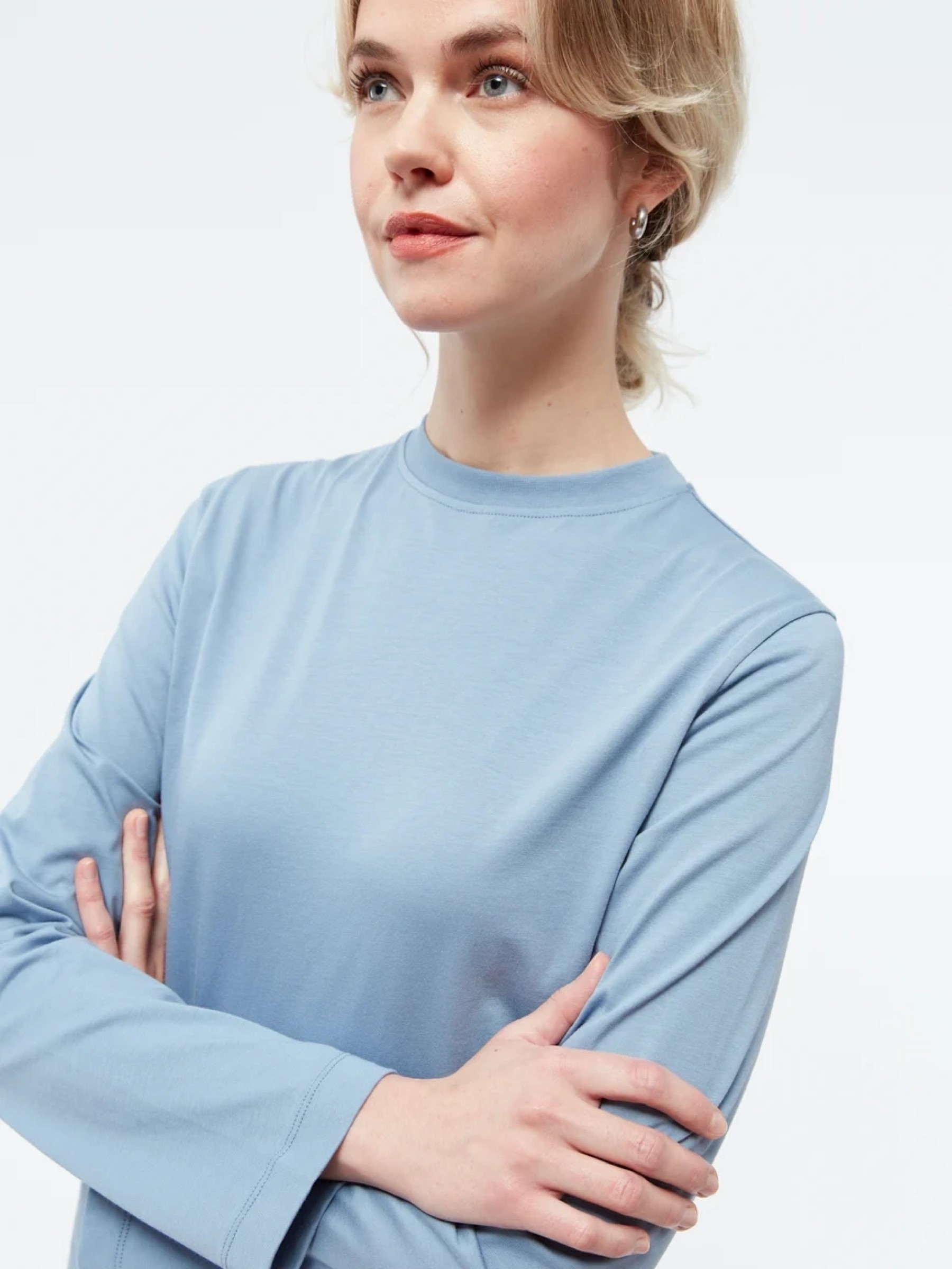 Longsleeve Rosalie frosty blue Givn Berlin