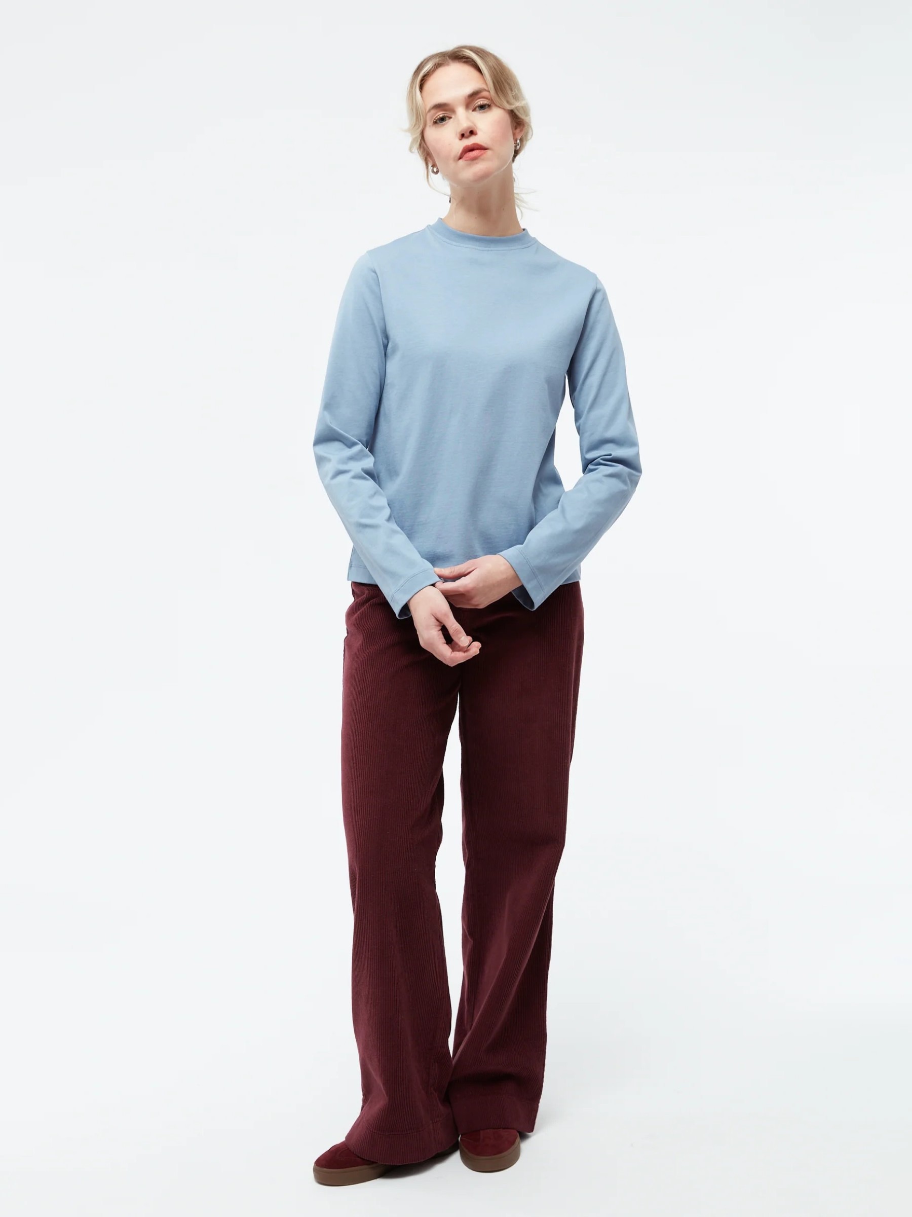 Longsleeve Rosalie frosty blue Givn Berlin