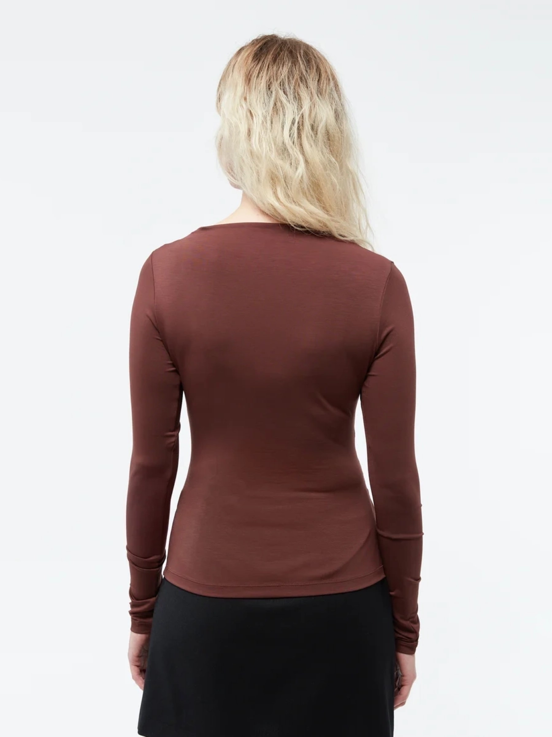 Longsleeve Ronja burned brown Givn Berlin