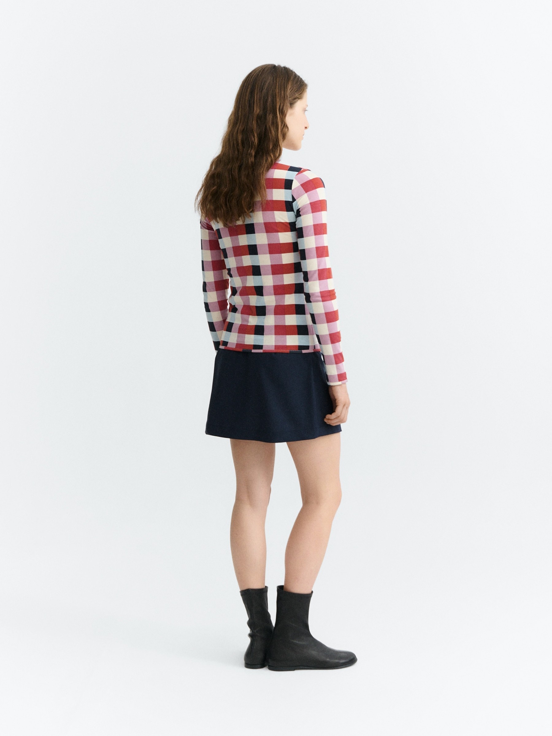 Longsleeve Brisa Top cheshire checks Thinking Mu