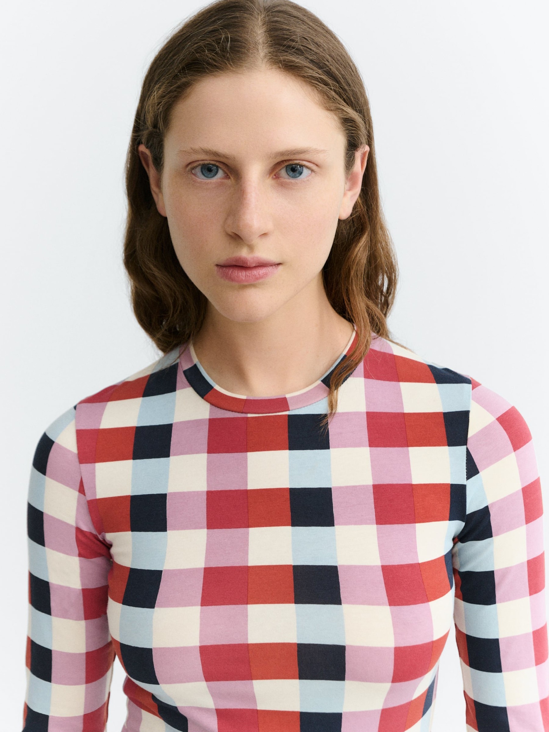 Longsleeve Brisa Top cheshire checks Thinking Mu