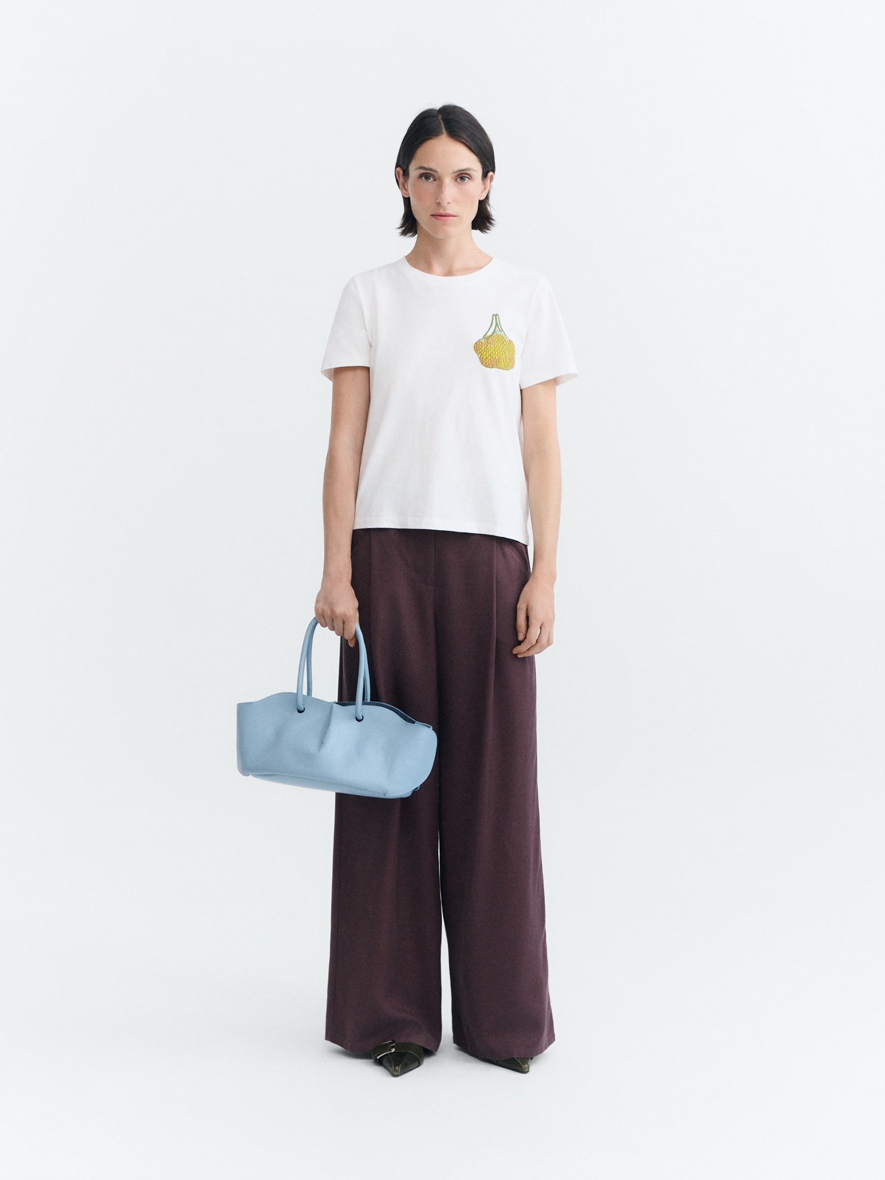 T-Shirt Ida Tee limes white Thinking Mu
